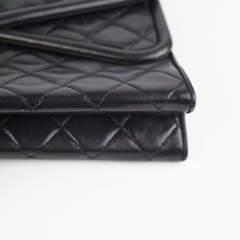 Chanel Vintage Flap Lambskin Black - Series 1