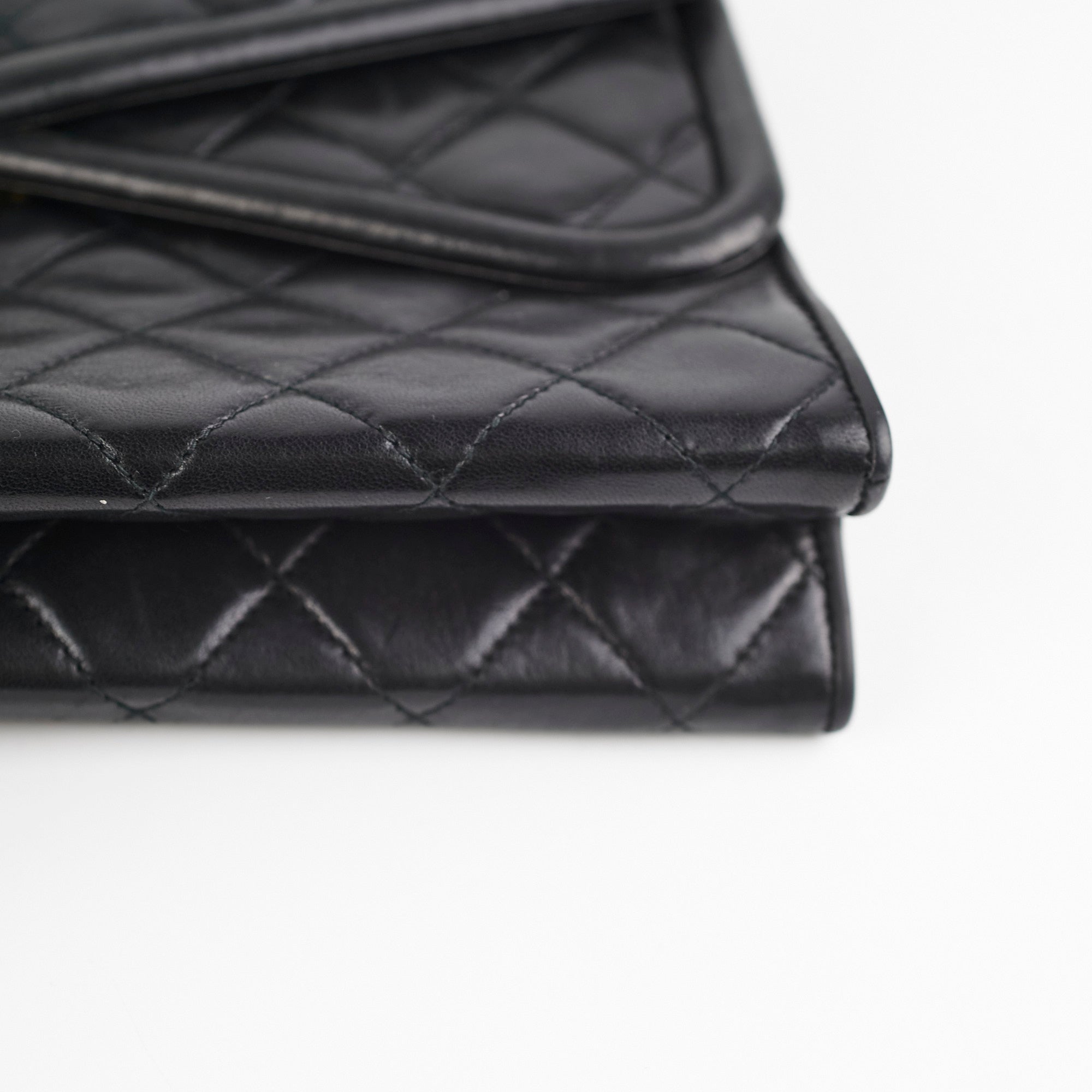 Chanel Vintage Flap Lambskin Black - Series 1