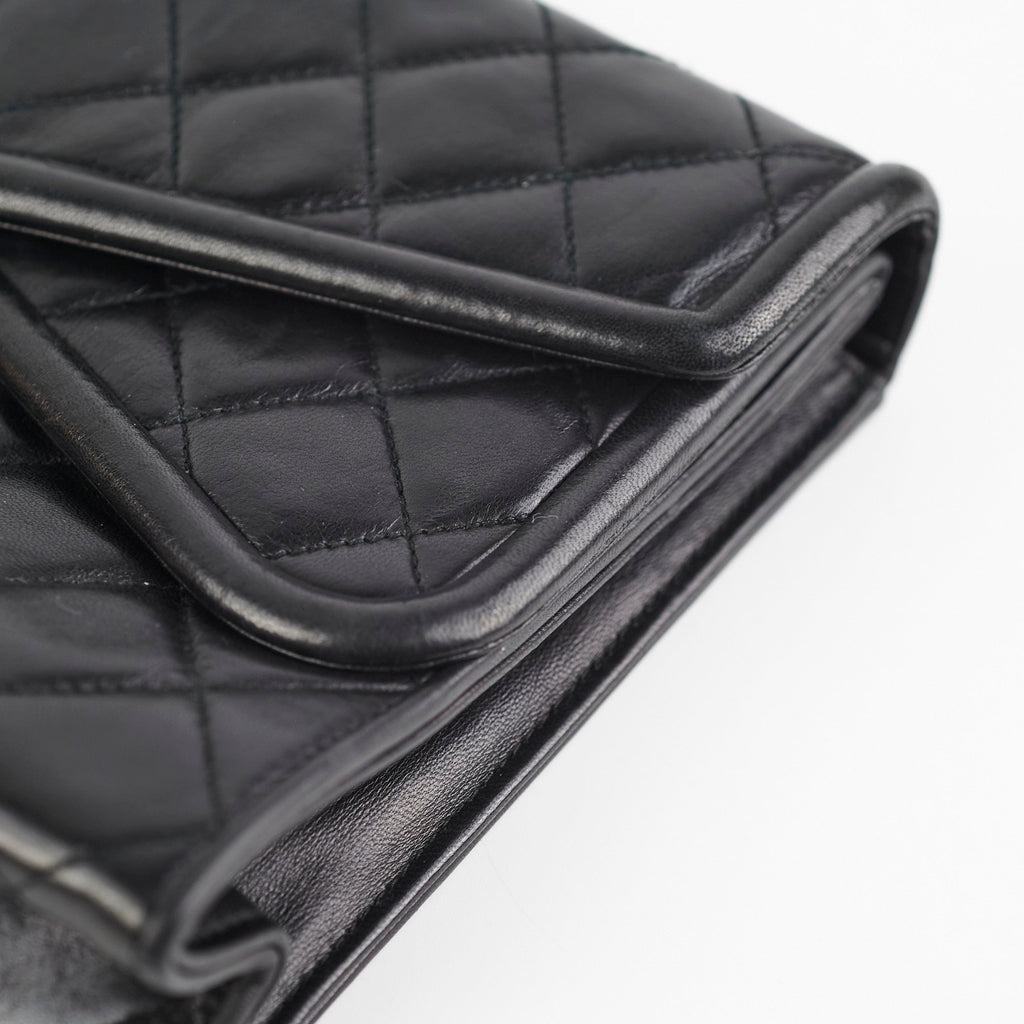 Chanel Vintage Flap Lambskin Black - Series 1