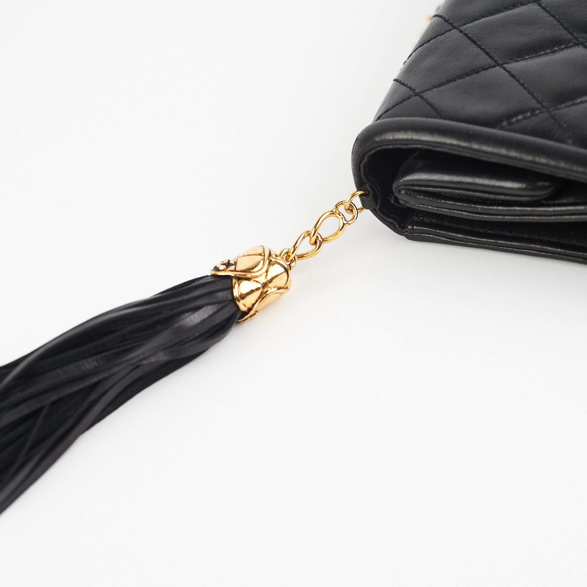 Chanel Vintage Flap Lambskin Black - Series 1