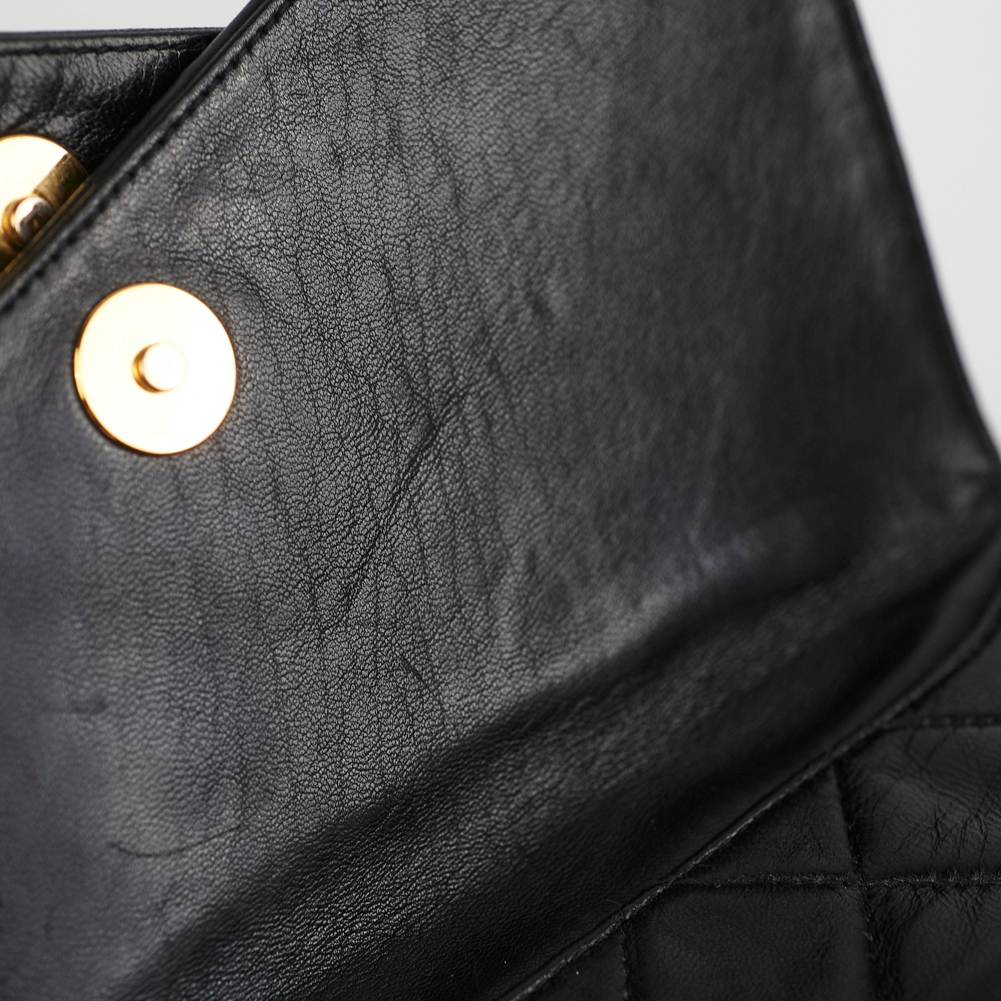 Chanel Vintage Flap Lambskin Black - Series 1