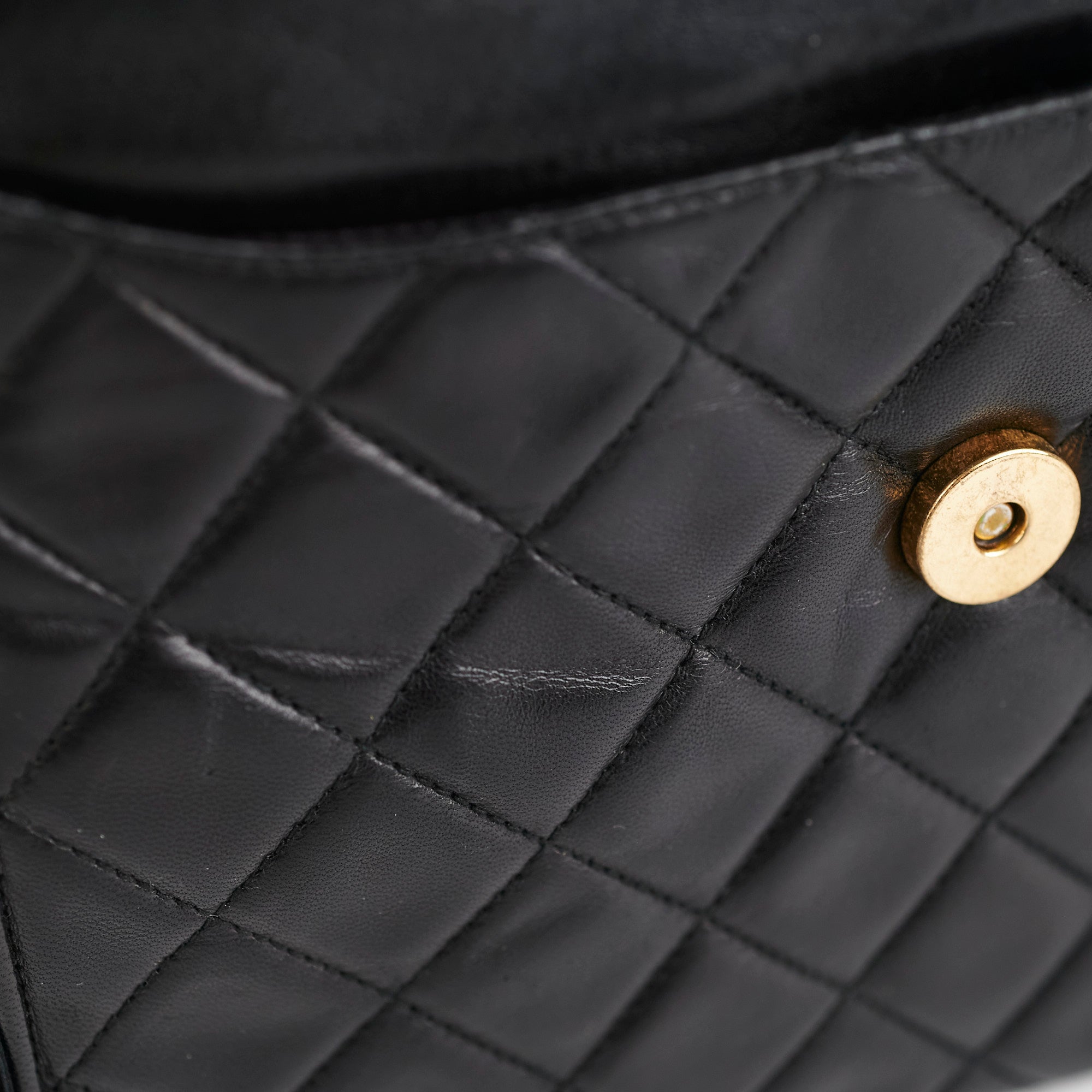 Chanel Vintage Flap Lambskin Black - Series 1