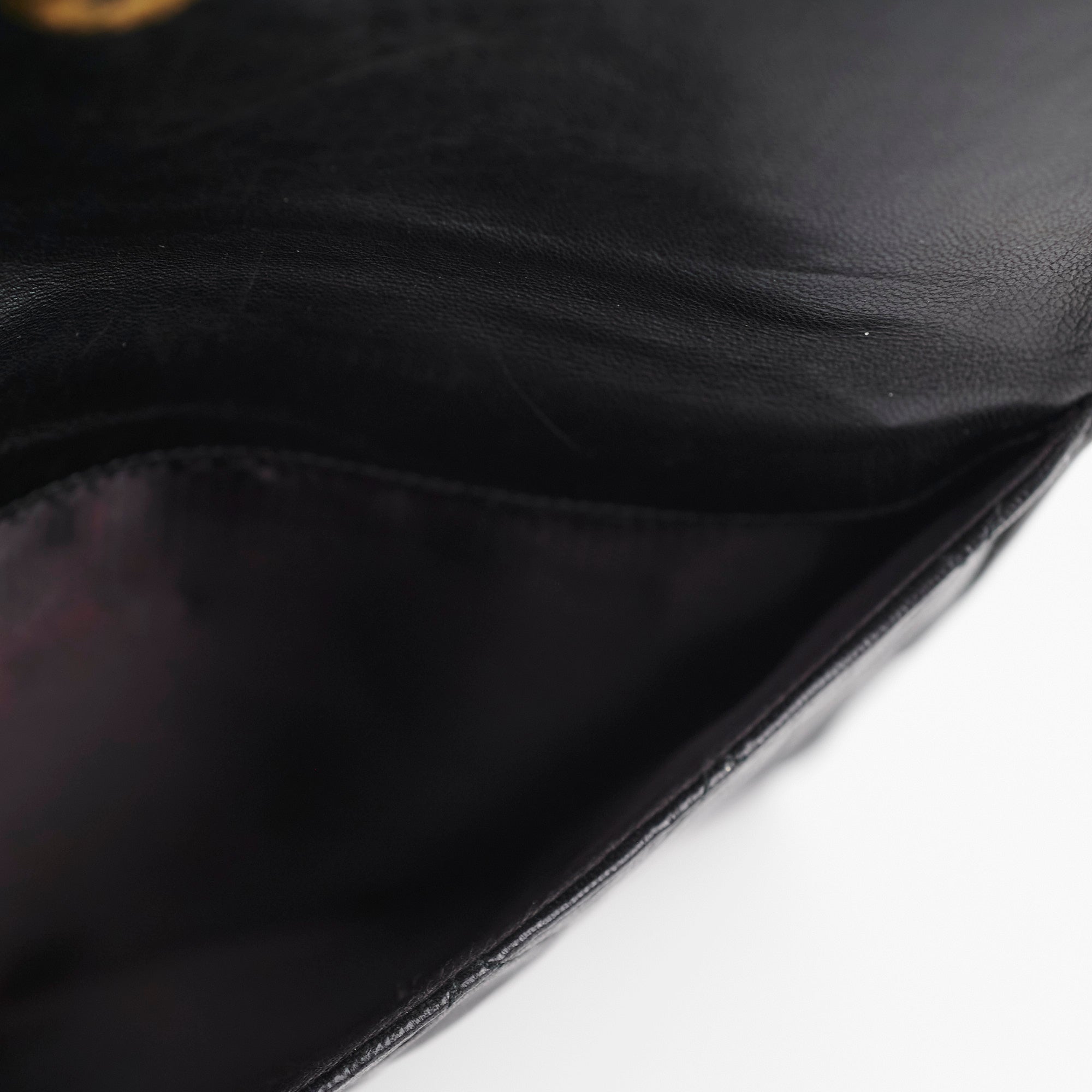 Chanel Vintage Flap Lambskin Black - Series 1
