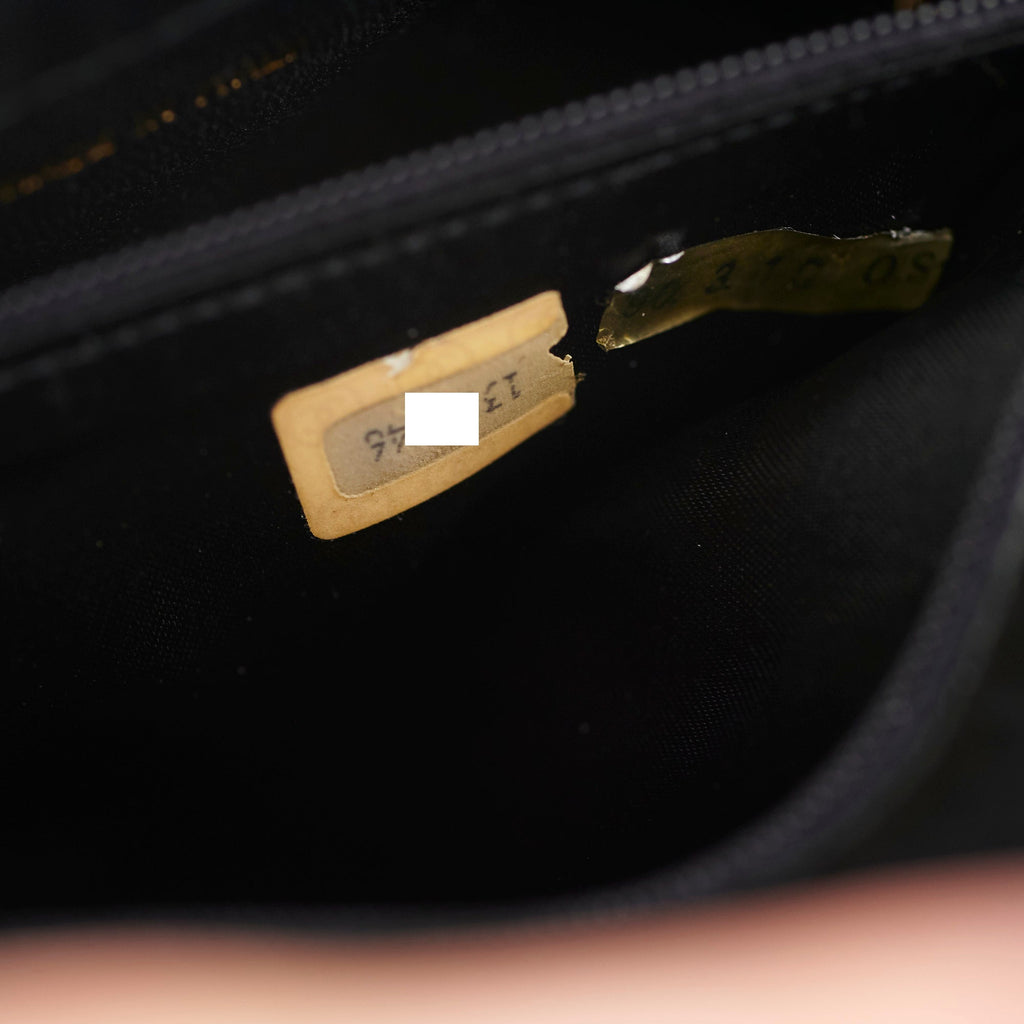 Chanel Vintage Flap Lambskin Black - Series 1