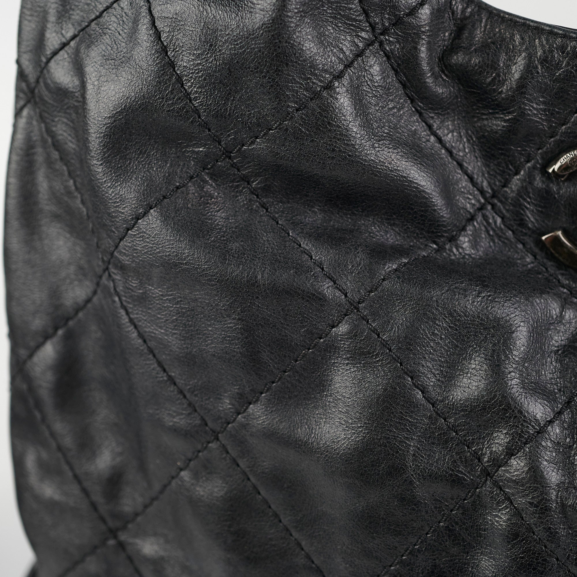 Chanel Calfskin Supple Hobo Handbag