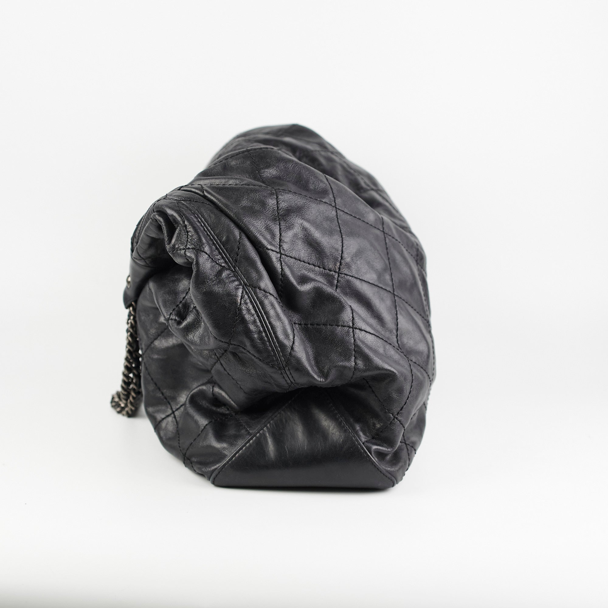 Chanel Calfskin Supple Hobo Handbag