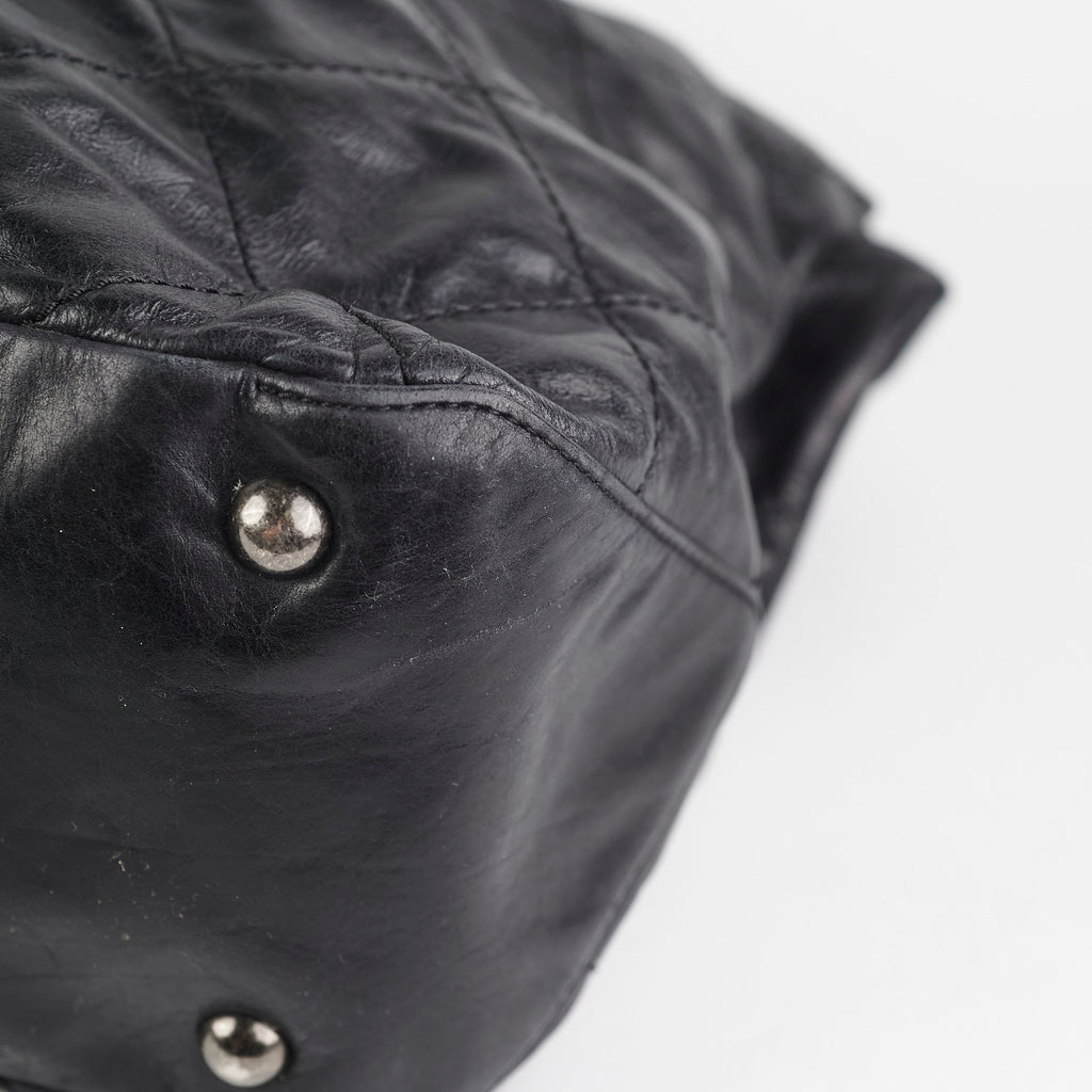 Chanel Calfskin Supple Hobo Handbag
