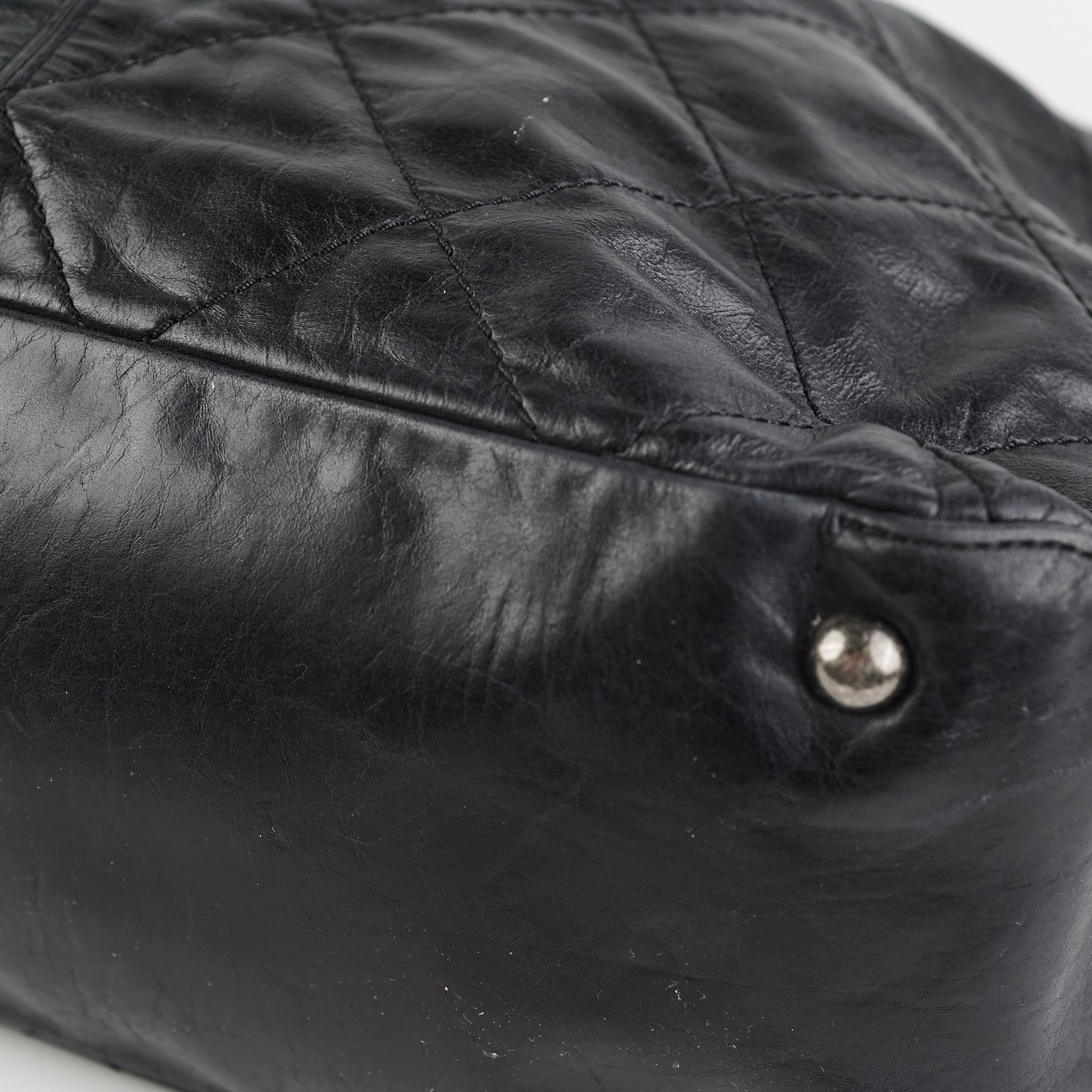 Chanel Calfskin Supple Hobo Handbag