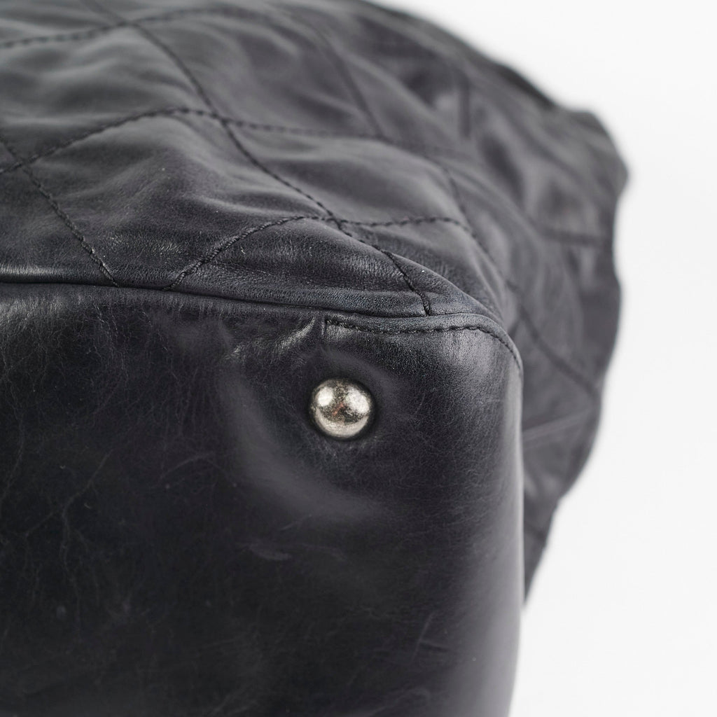 Chanel Calfskin Supple Hobo Handbag