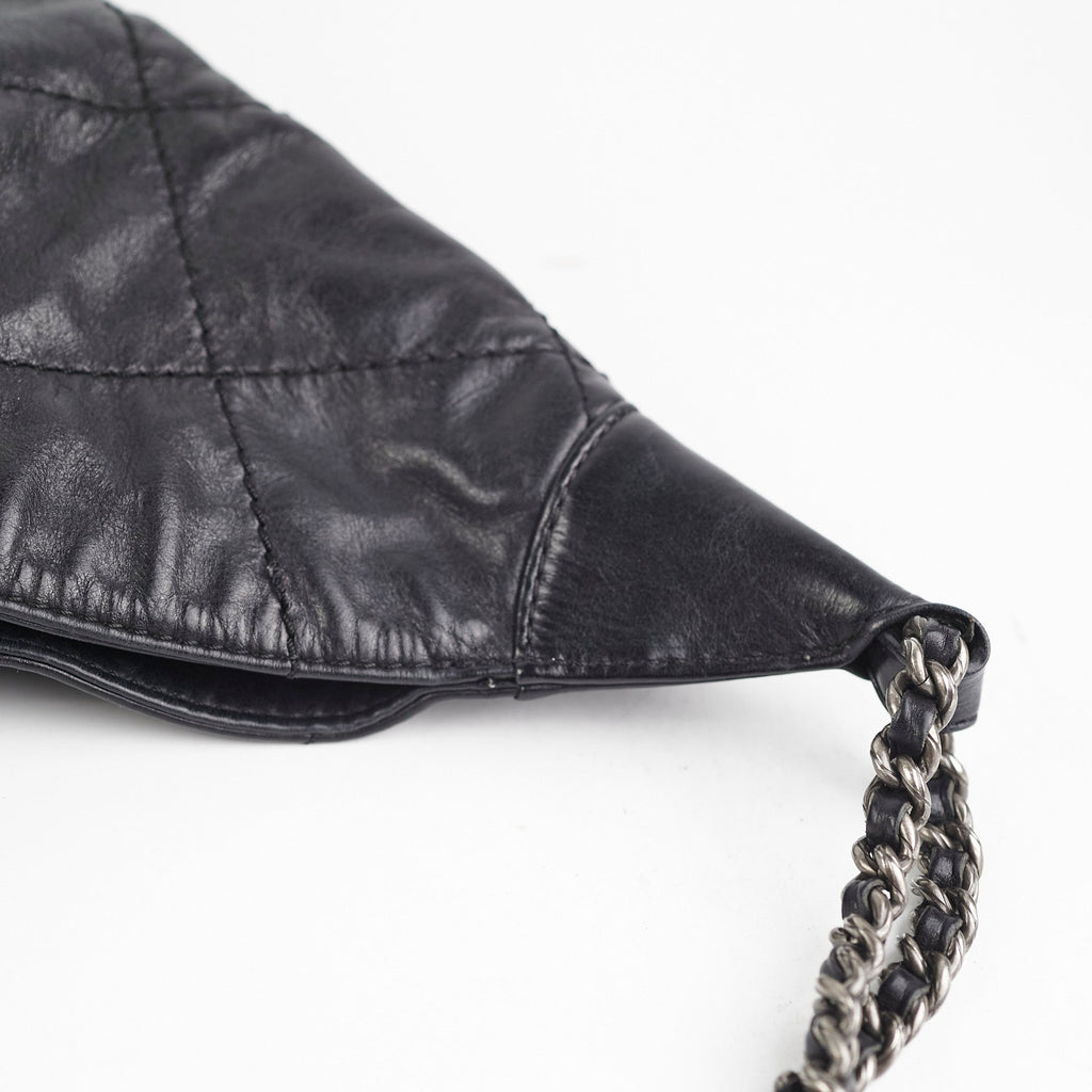 Chanel Calfskin Supple Hobo Handbag
