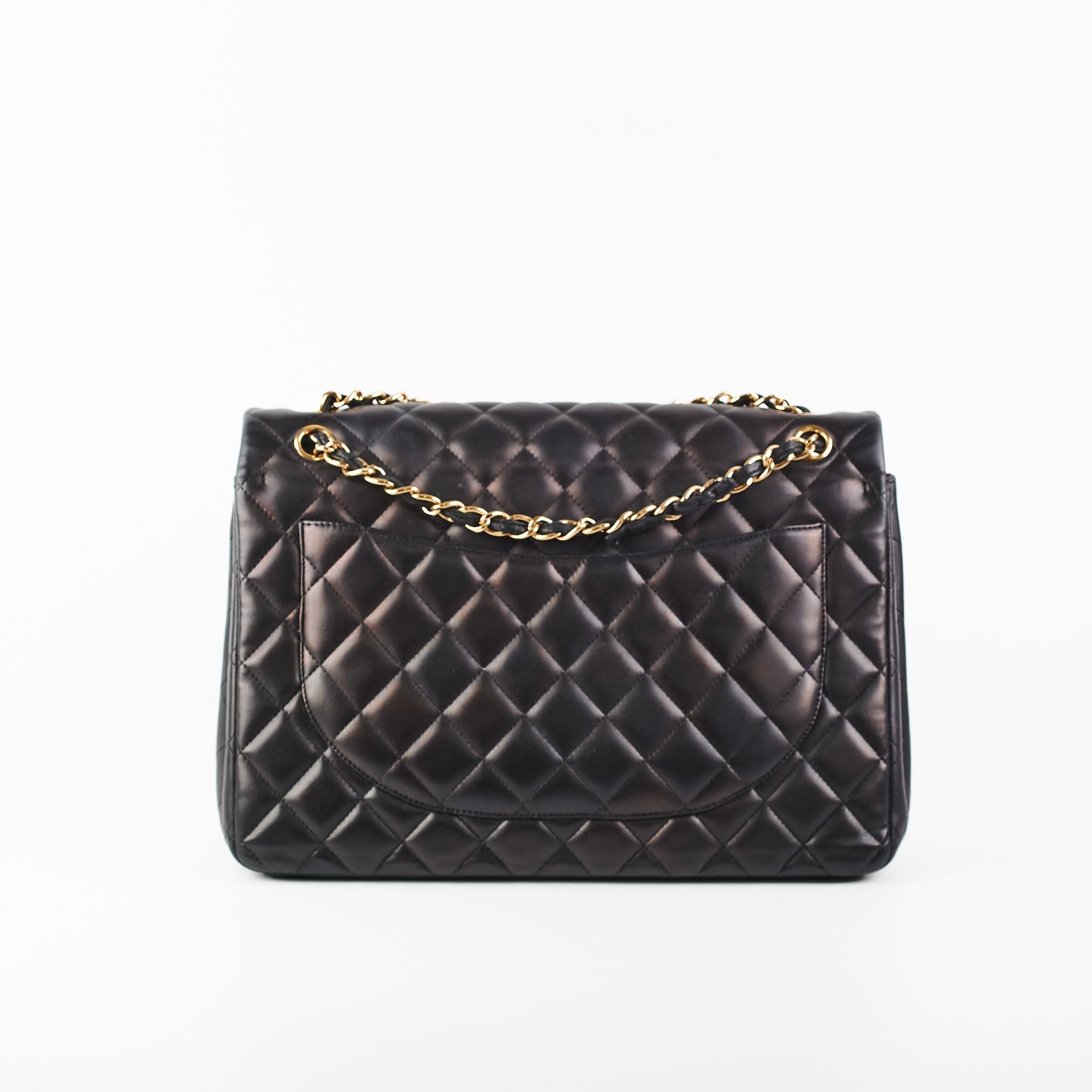 Chanel Maxi Jumbo Lambskin Black
