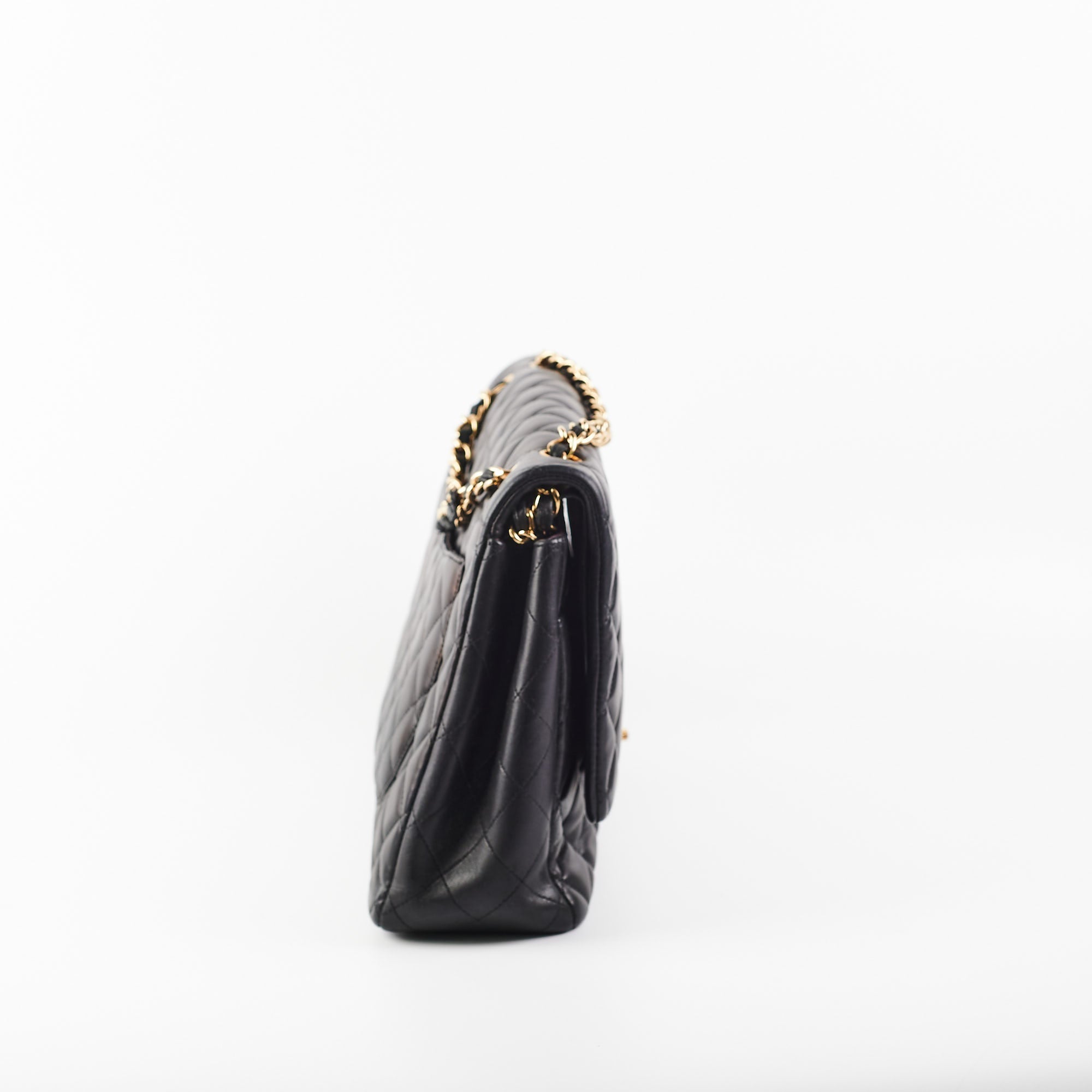 Chanel Maxi Jumbo Lambskin Black