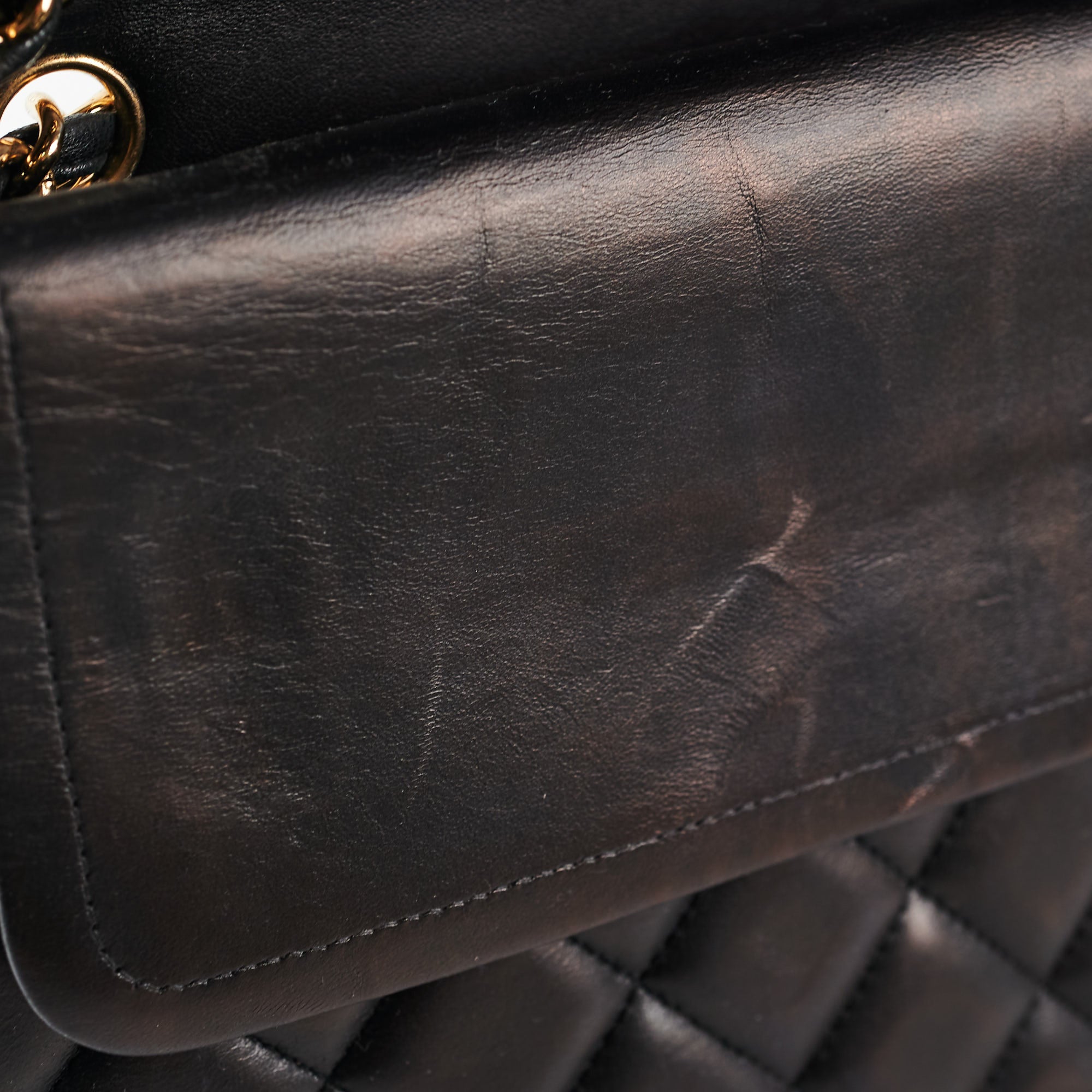 Chanel Maxi Jumbo Lambskin Black