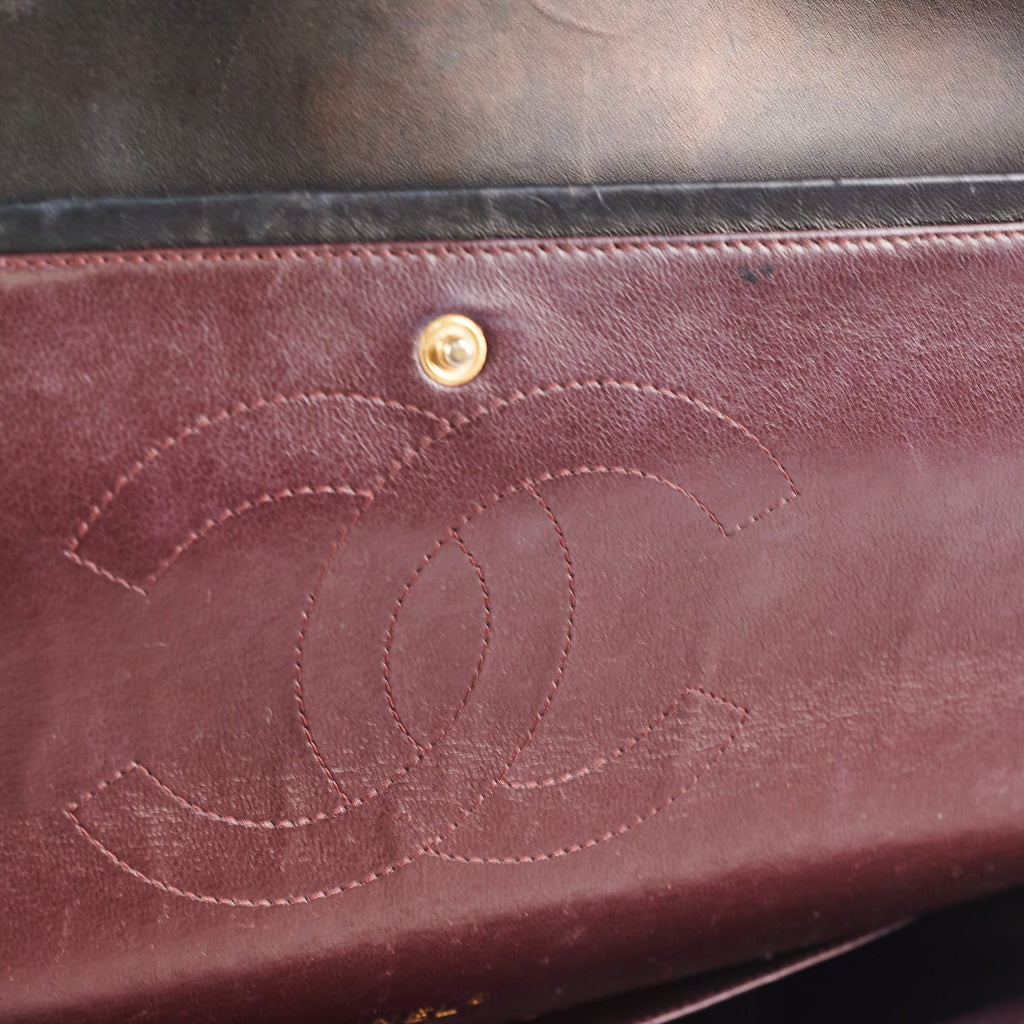 Chanel Maxi Jumbo Lambskin Black