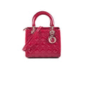 Dior Lady Dior Dark Red Patent Leather