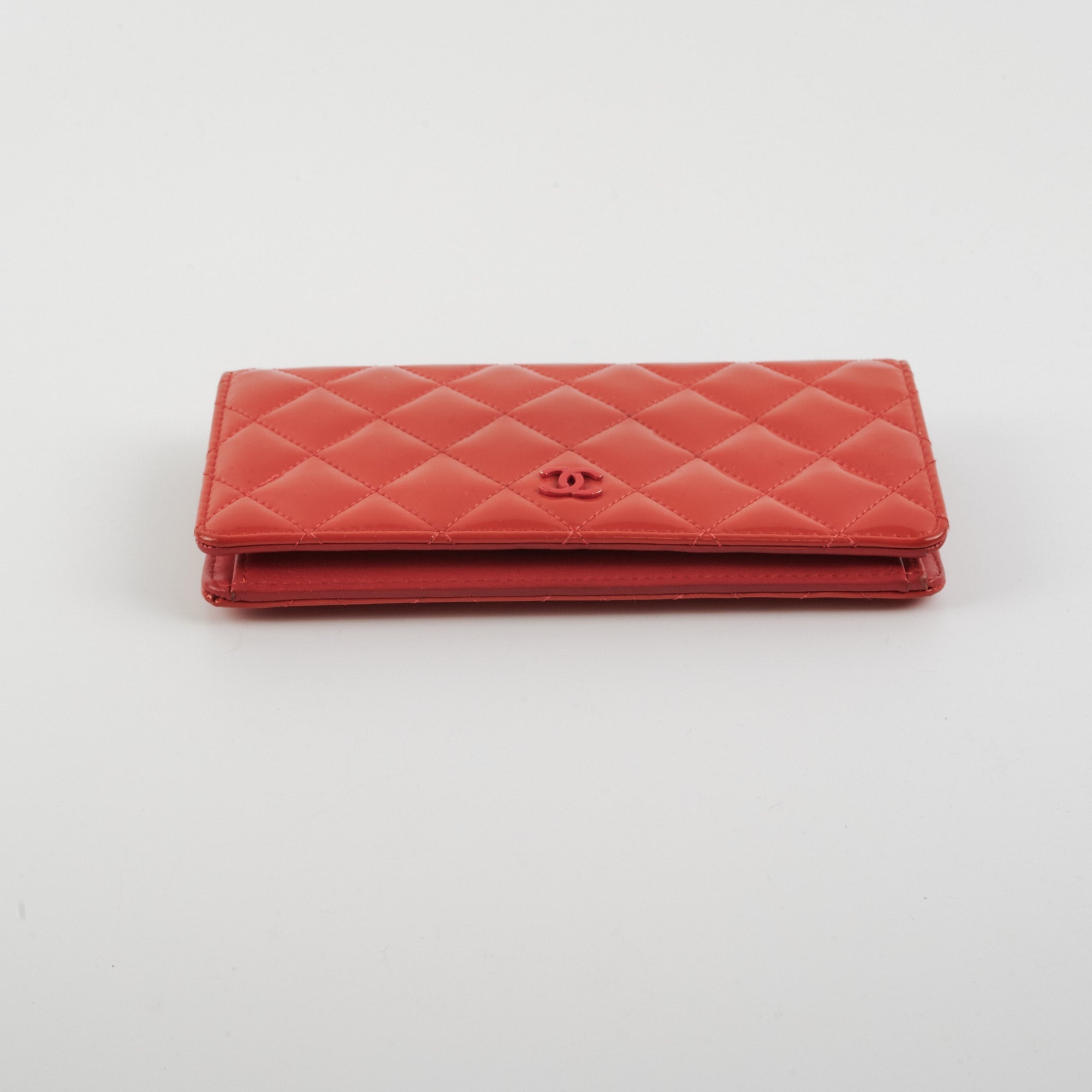Chanel Yen Wallet Orange
