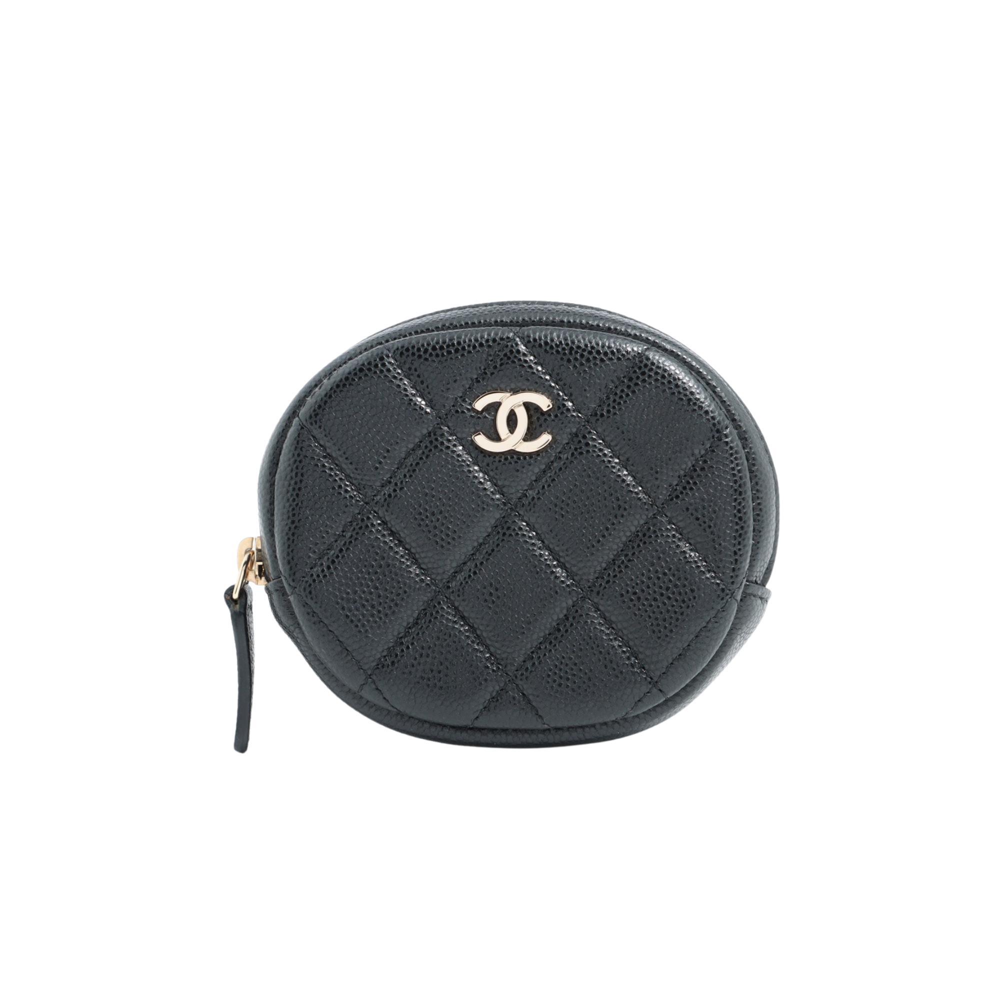 Chanel Caviar Coin Case Black
