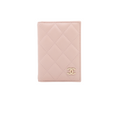 Chanel Vertical Fold Lambskin Pink Card Case
