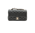 Chanel Mini Rectangular Black Caviar Crossbody Bag