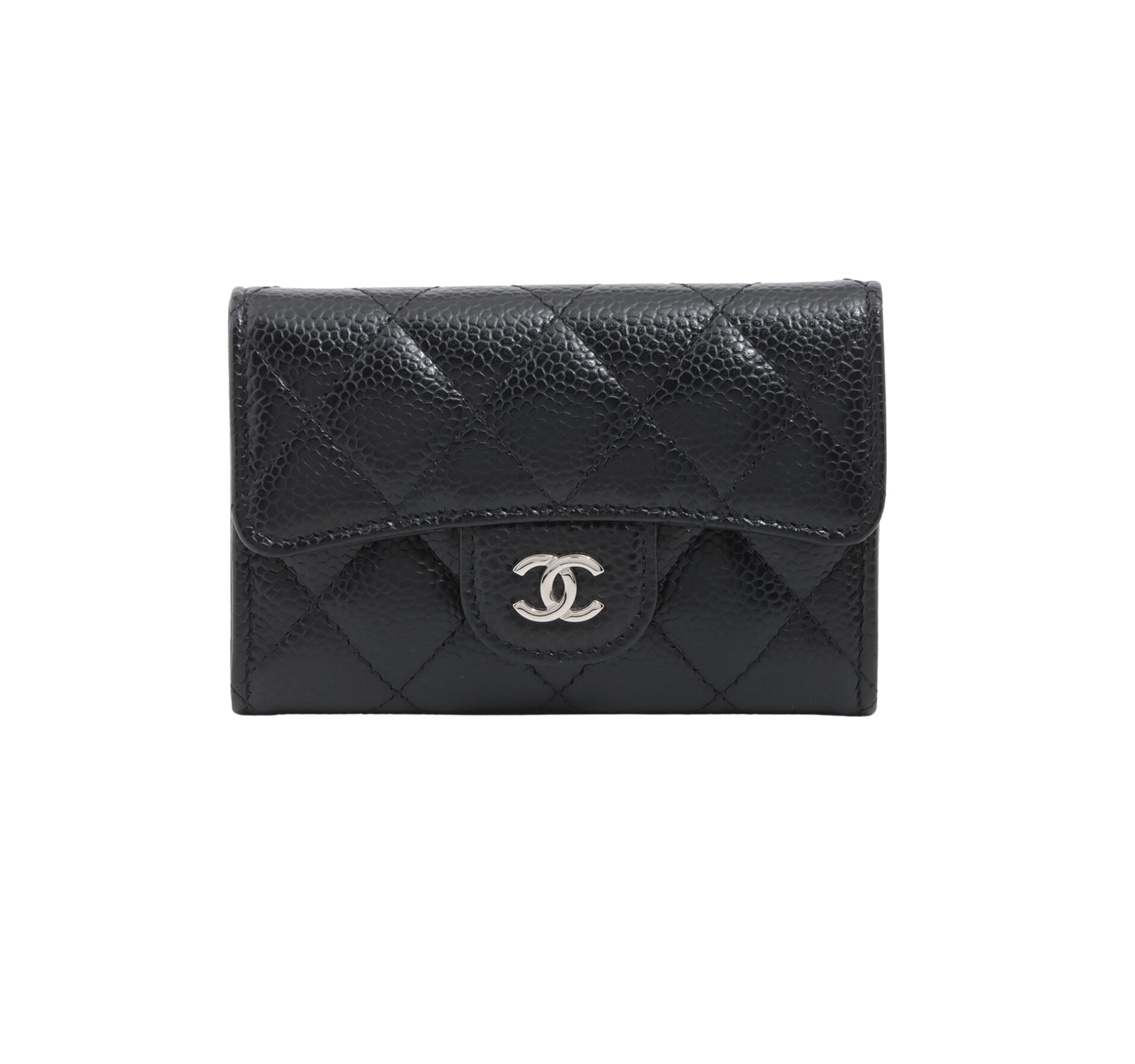 Chanel Caviar Black Card Case