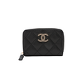 ITEM 16 - Chanel large CC Zip Compact Wallet Caviar Black (Microchip)