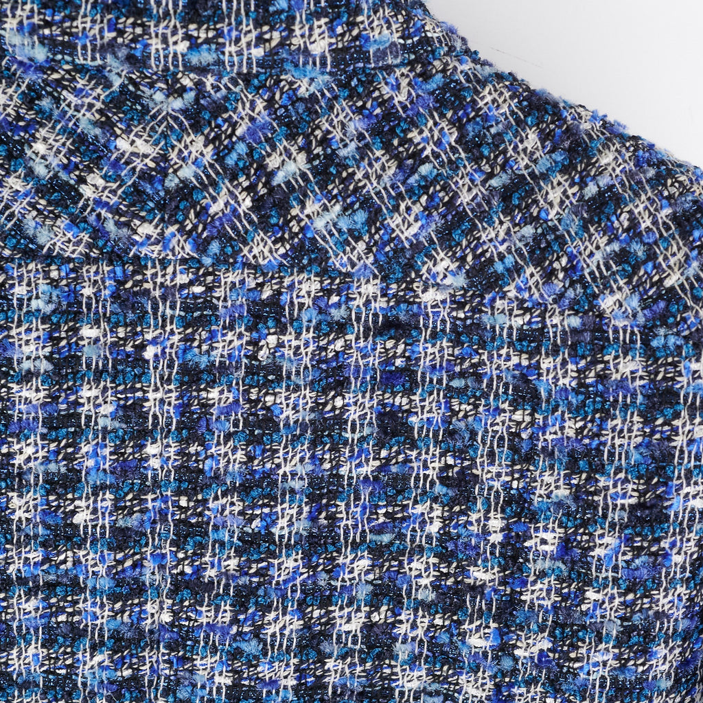 Chanel Tweed Jacket Blue