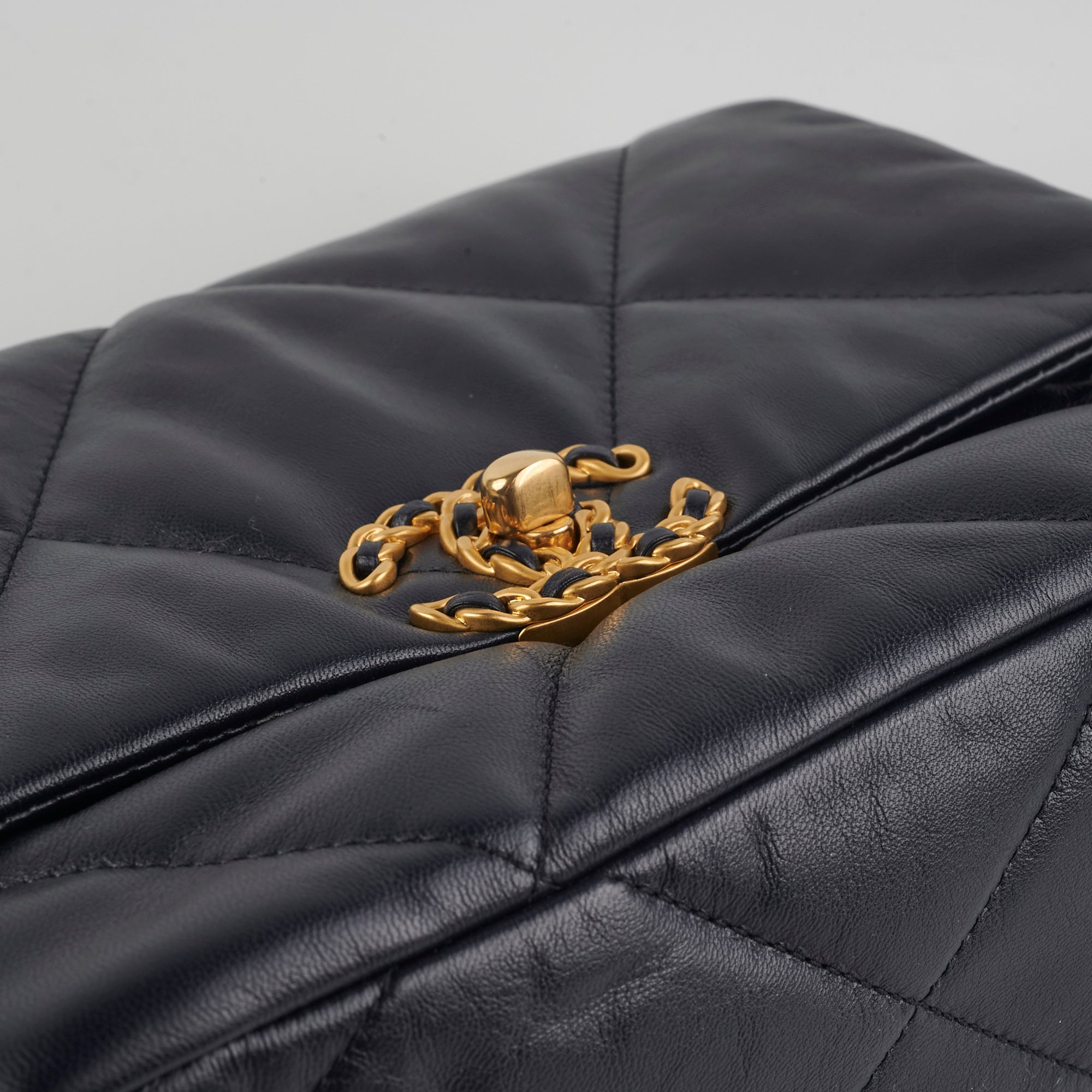 Chanel Small 19 Navy