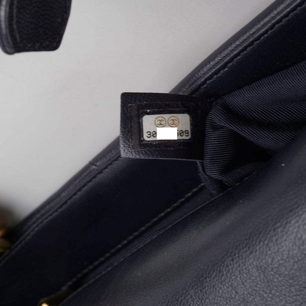 Chanel Small 19 Navy
