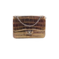 Chanel Metallic Aligator Jumbo 14 Series