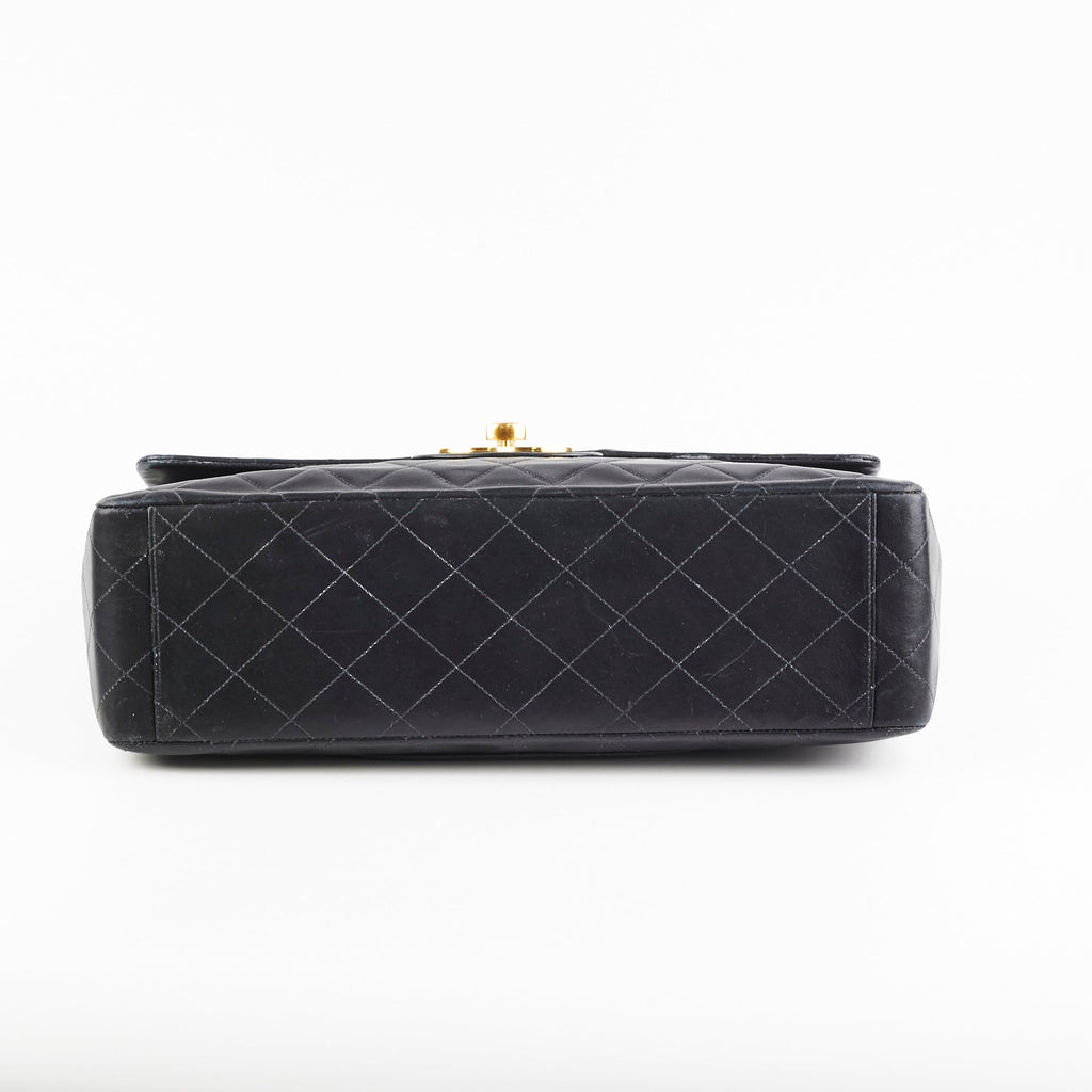 Chanel Maxi Jumbo Vintage Black Flap