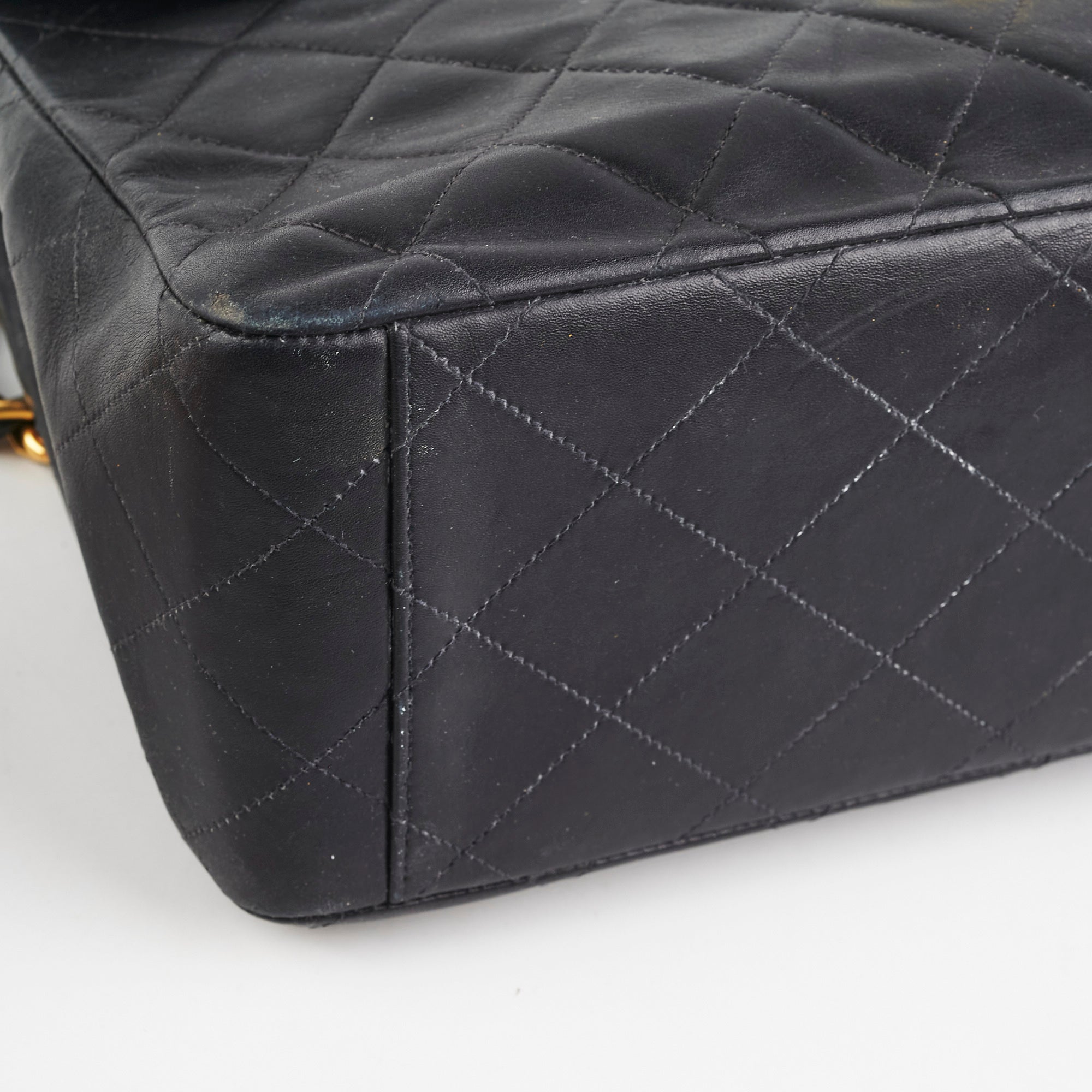 Chanel Maxi Jumbo Vintage Black Flap