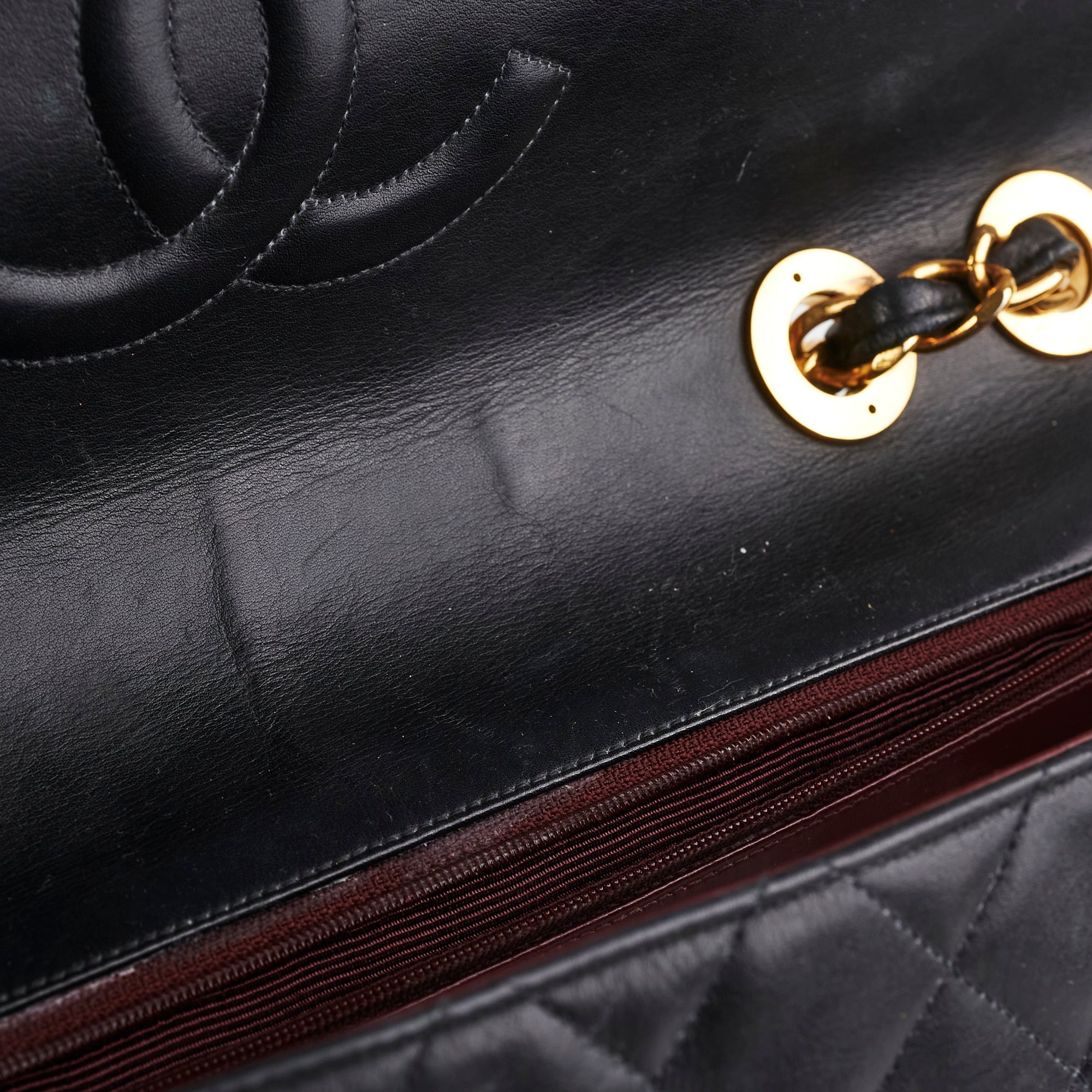 Chanel Maxi Jumbo Vintage Black Flap