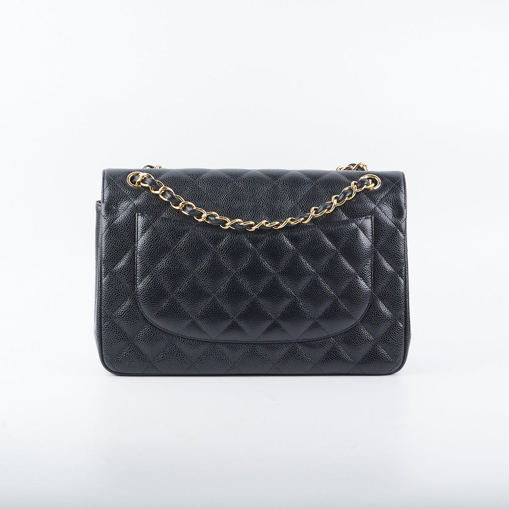 ITEM 23- Chanel Jumbo Caviar Black