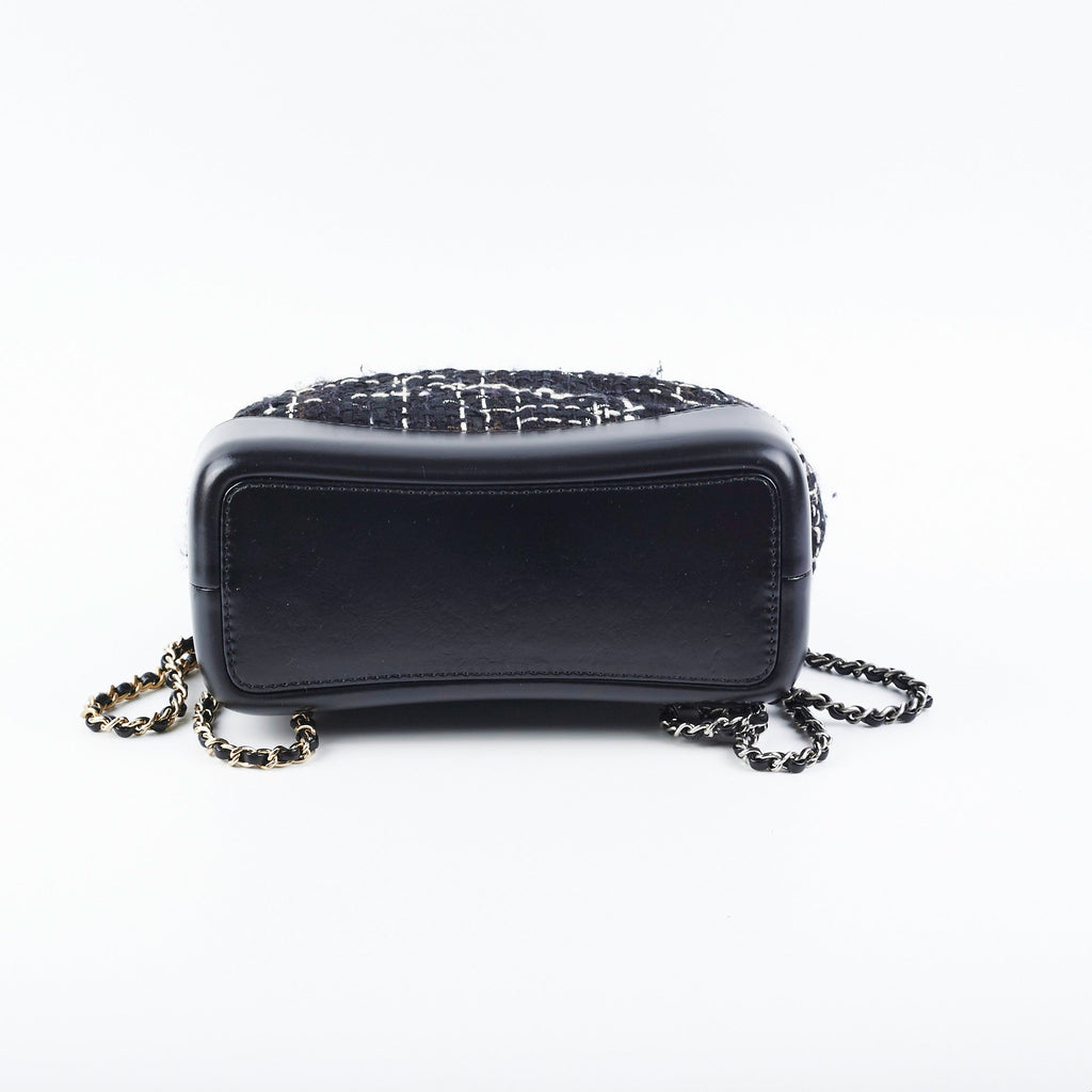 Chanel Small Gabrielle Tweed Backpack