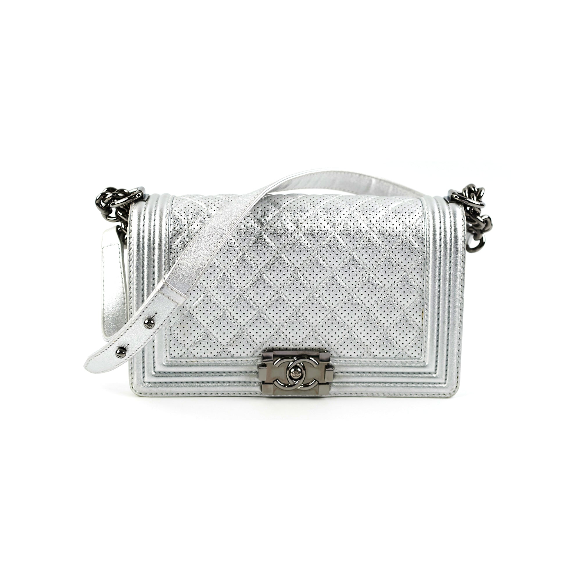 Chanel Old Medium Boy Sliver