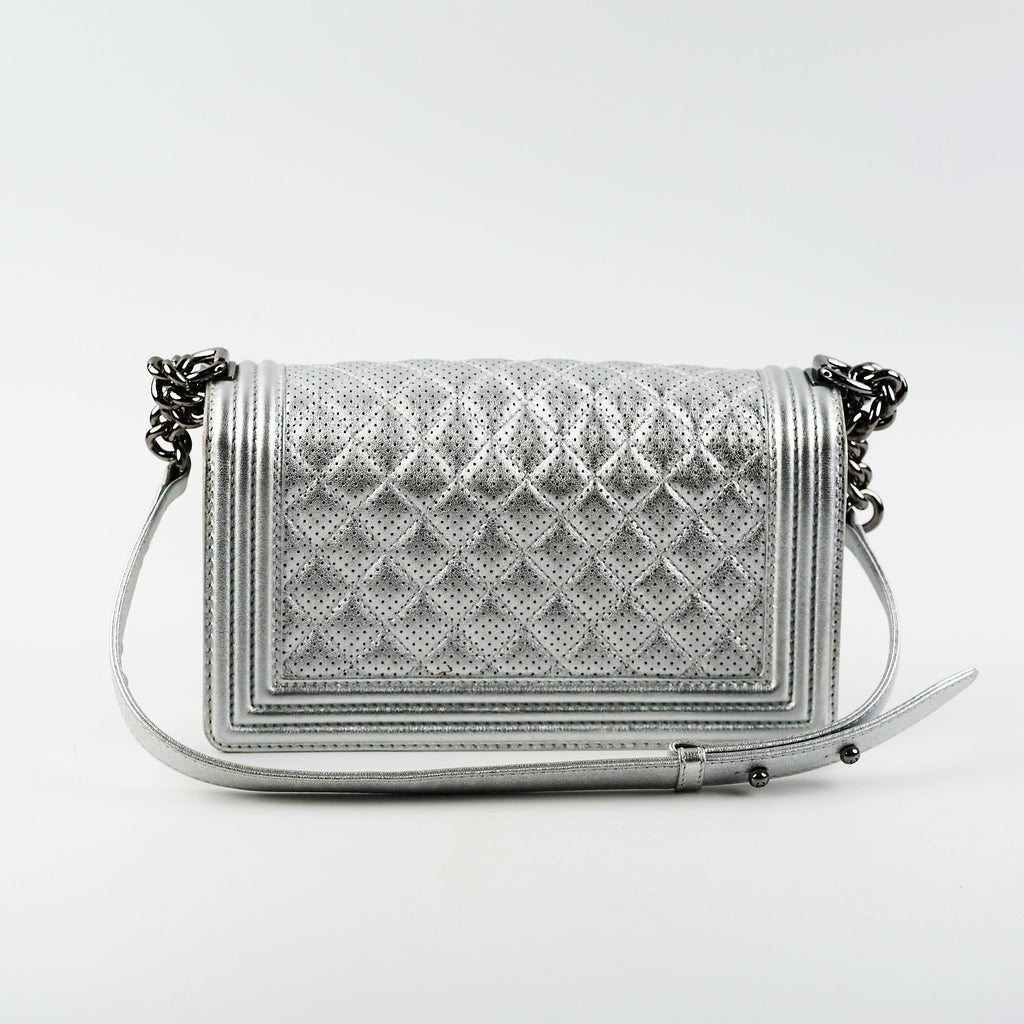 Chanel Old Medium Boy Sliver