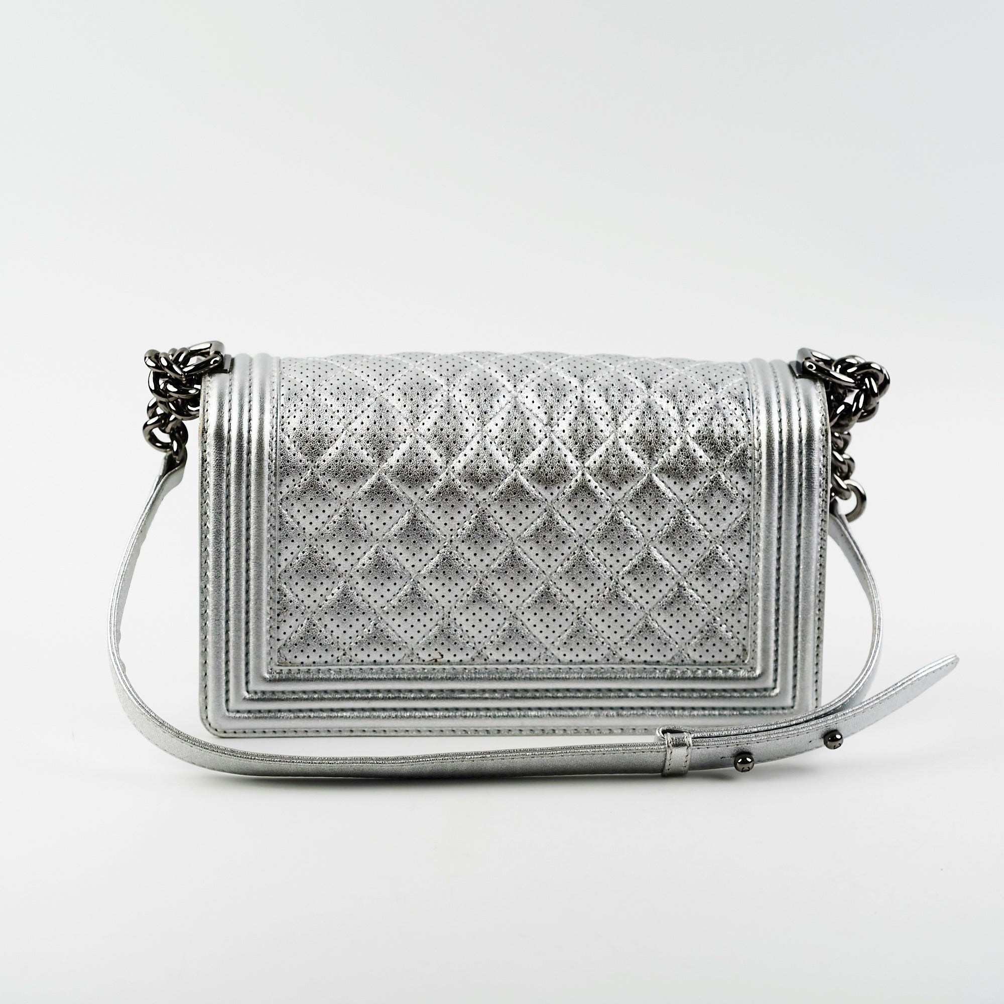 Chanel Old Medium Boy Sliver