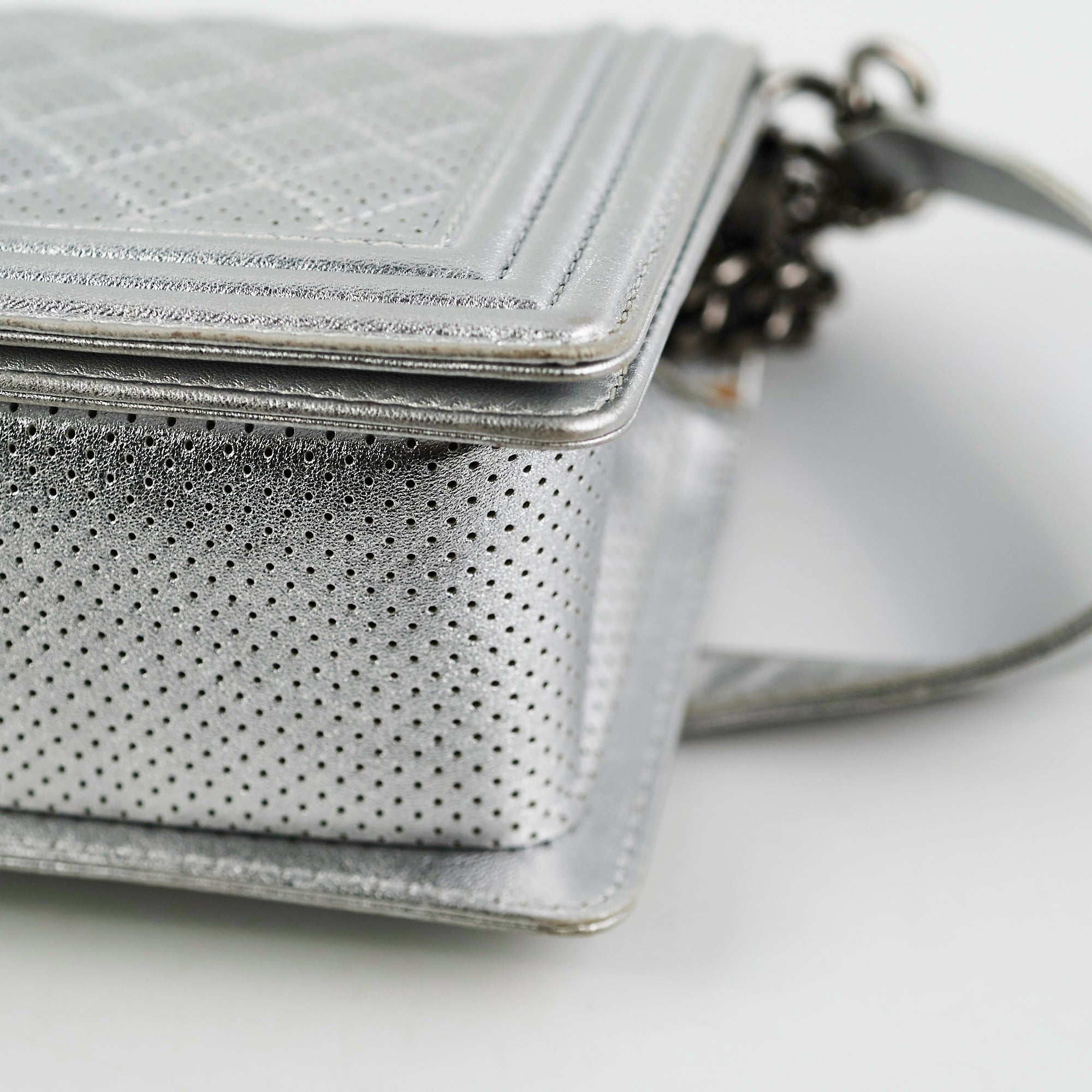 Chanel Old Medium Boy Sliver
