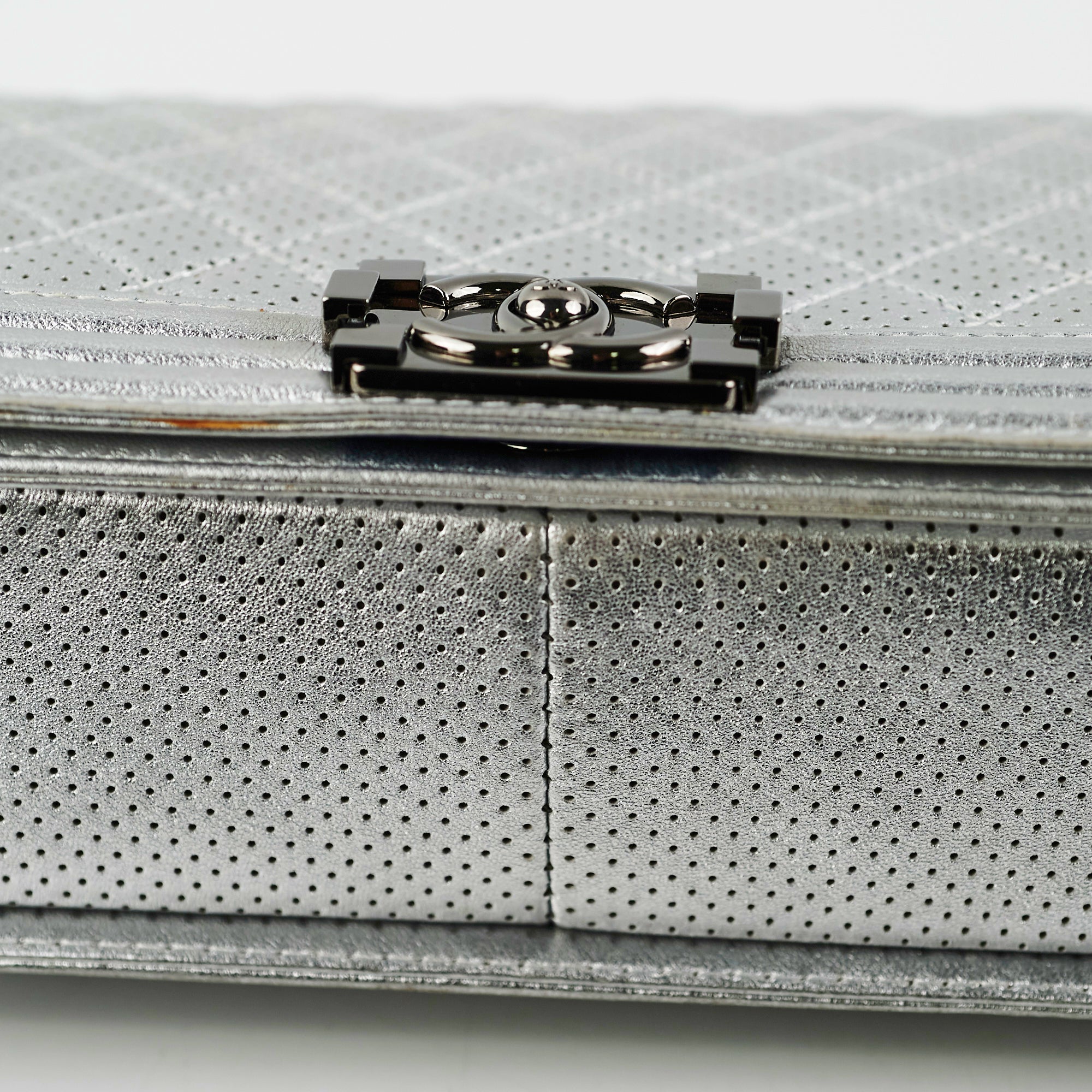 Chanel Old Medium Boy Sliver