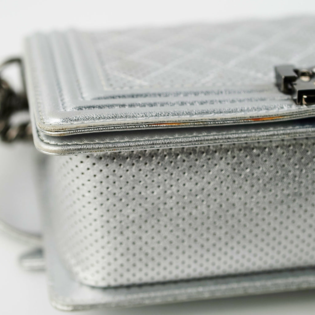 Chanel Old Medium Boy Sliver