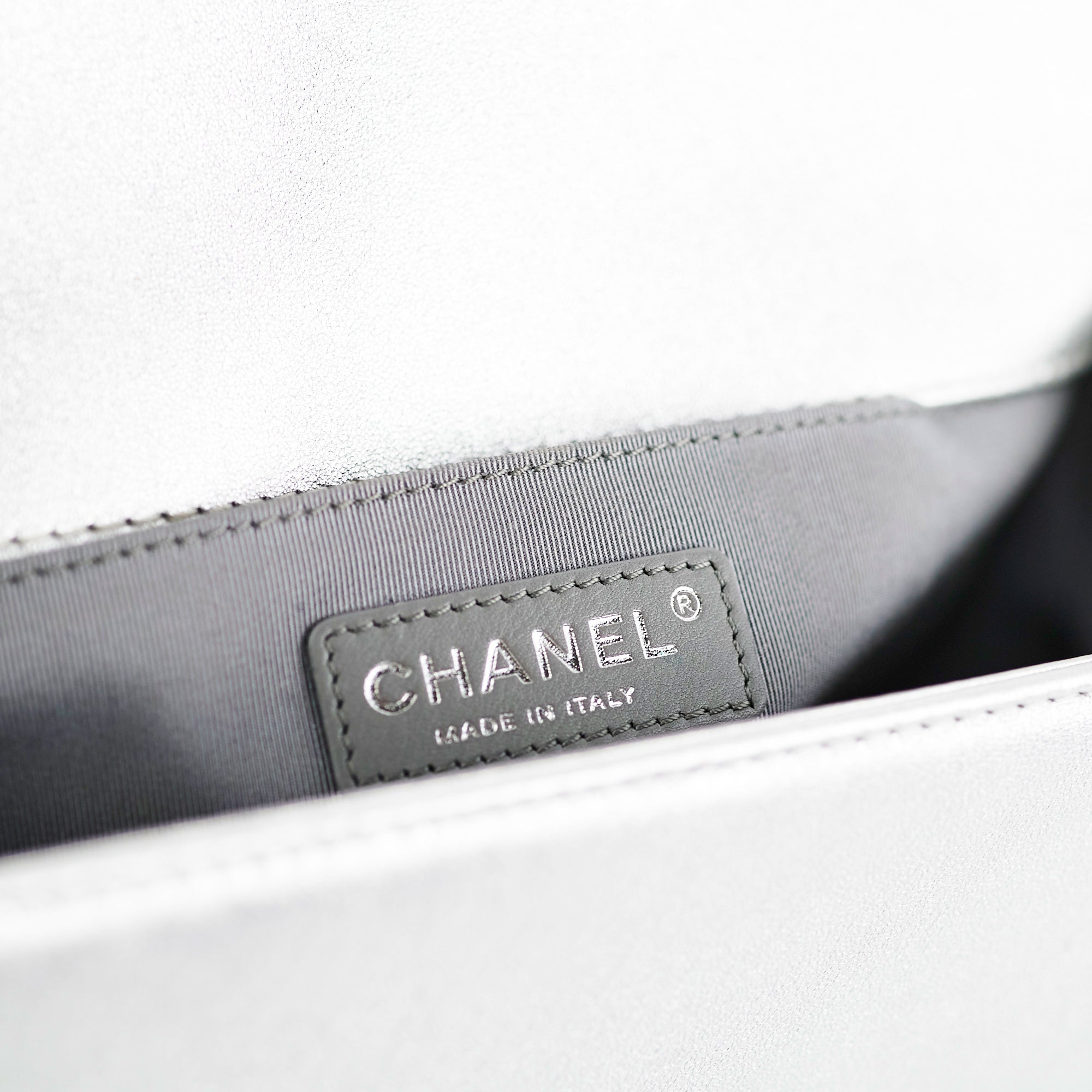 Chanel Old Medium Boy Sliver