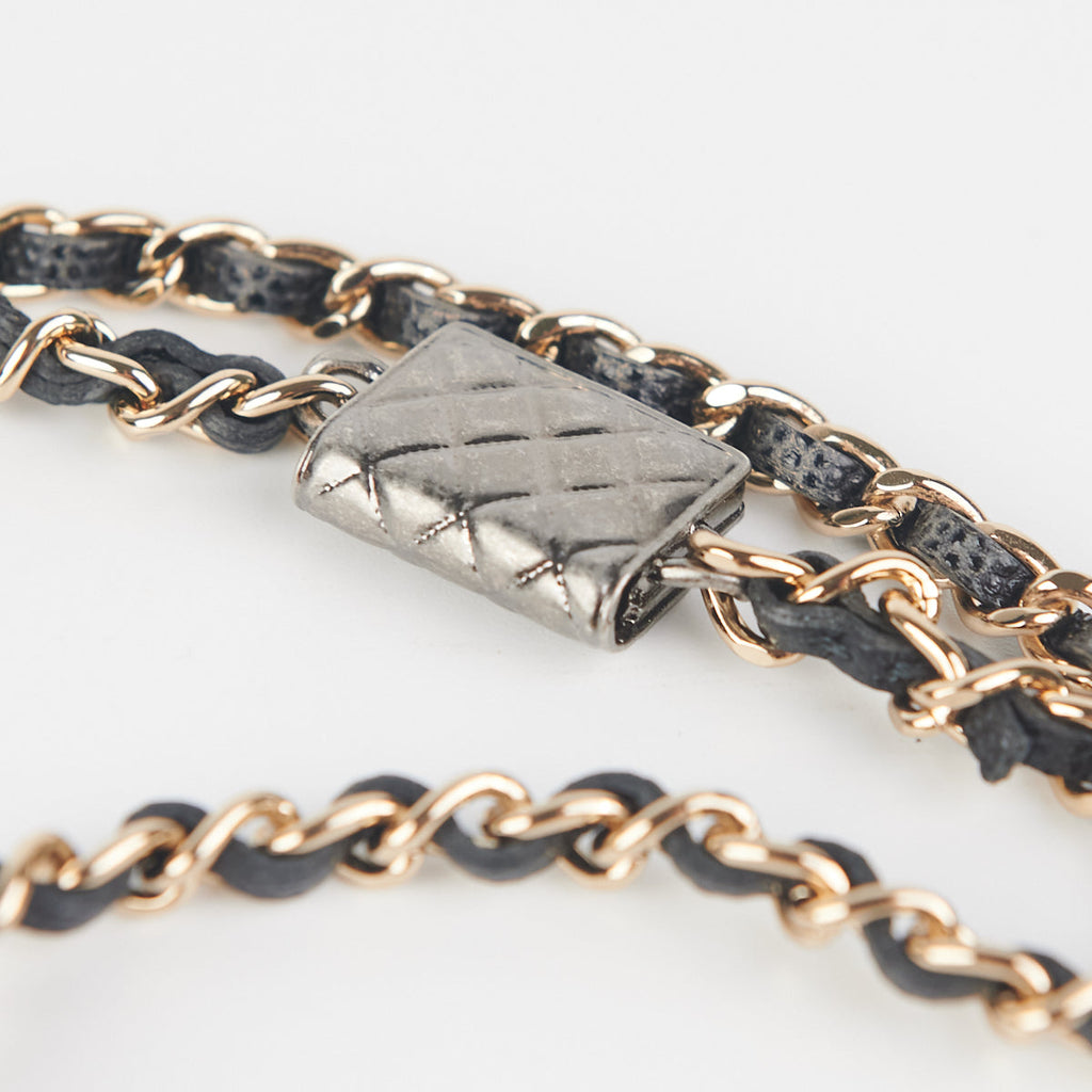 Chanel Cardholder on Chain Caviar Black