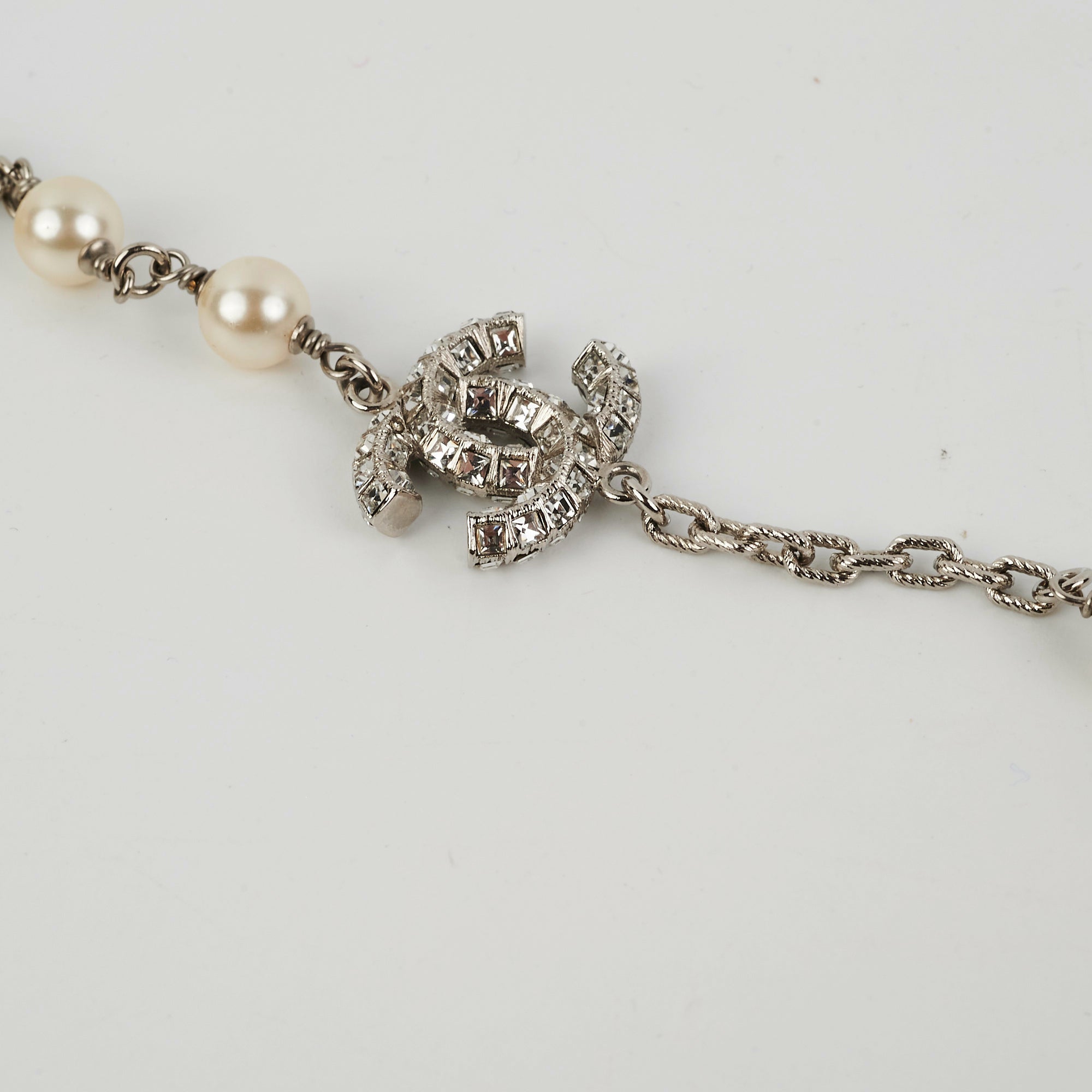 Chanel CC Logo Pearl Necklace Costume Jewellery on hold ET
