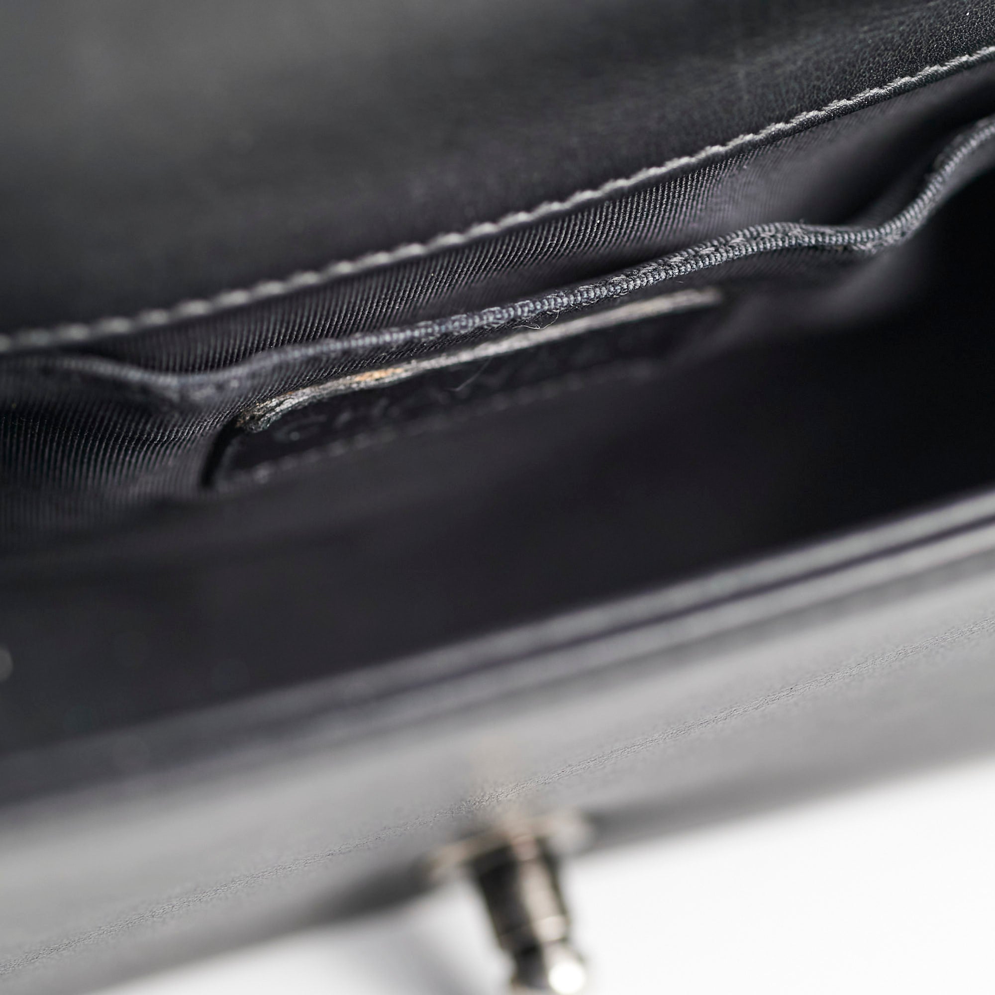Chanel Small Boy Black Lambskin - Series 19