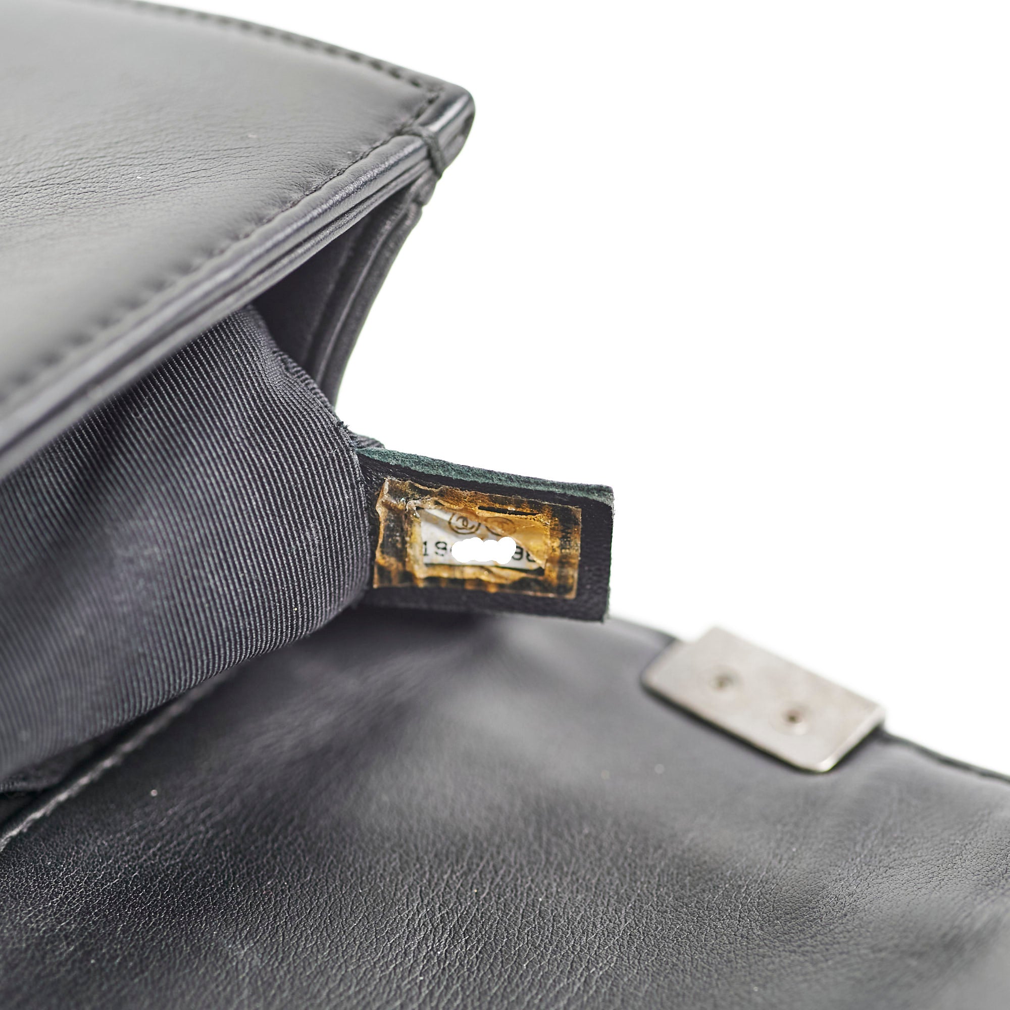 Chanel Small Boy Black Lambskin - Series 19