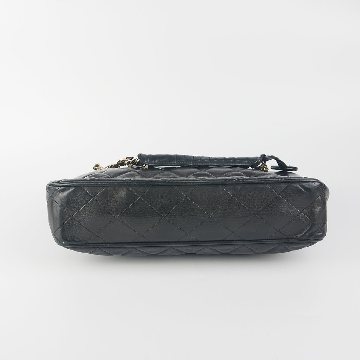 Chanel Vintage CC Chain Tote Black