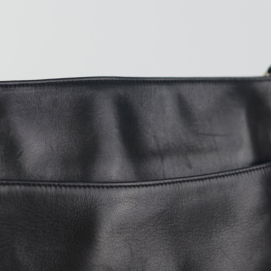 Chanel Vintage CC Chain Tote Black
