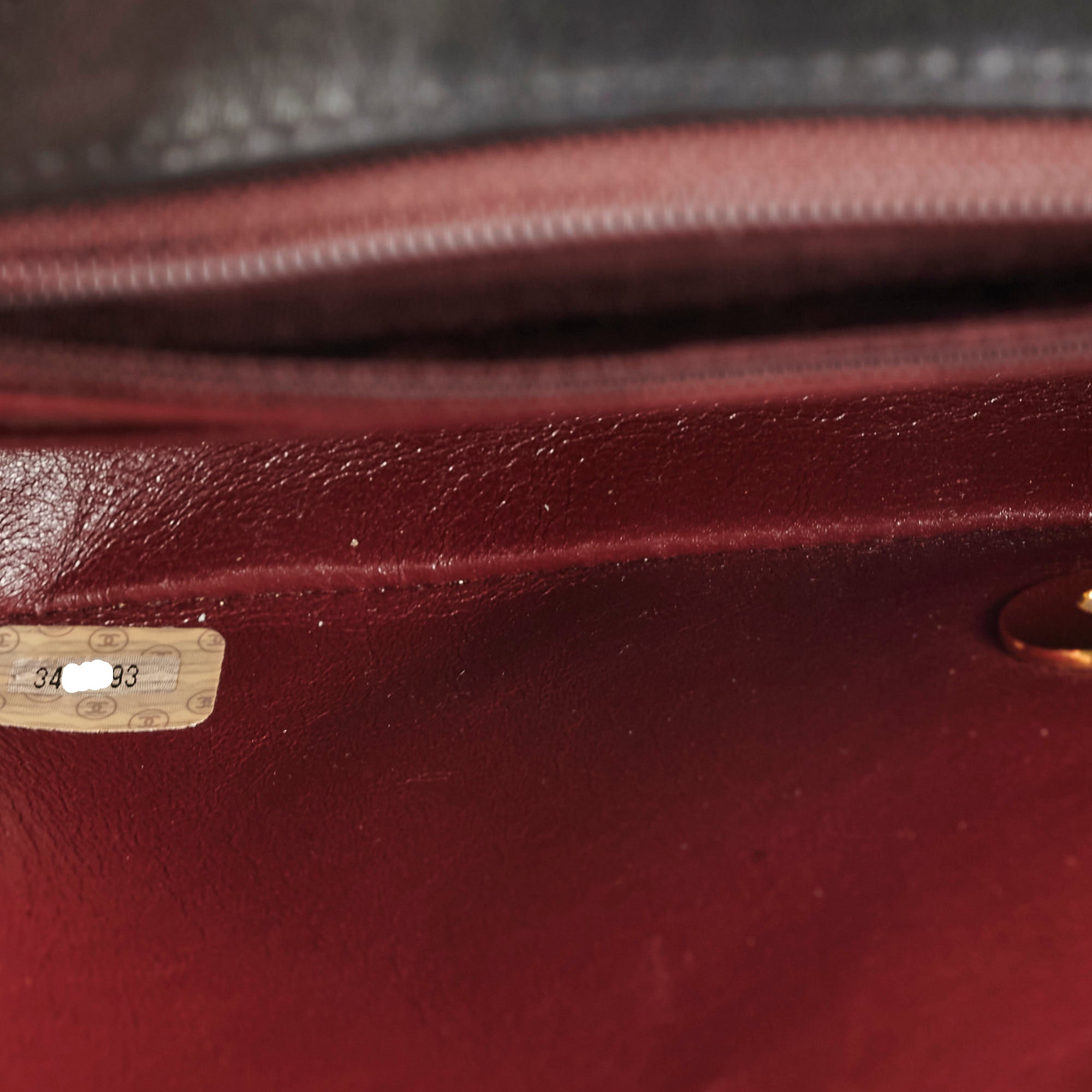 Chanel Vintage Small Diana Lambskin Black - Series 3