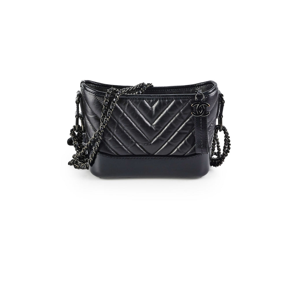 Chanel Small Gabriel Calfskin Black