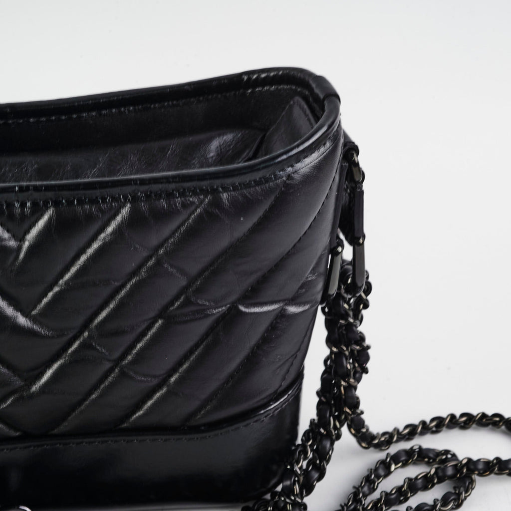 Chanel Small Gabriel Calfskin Black